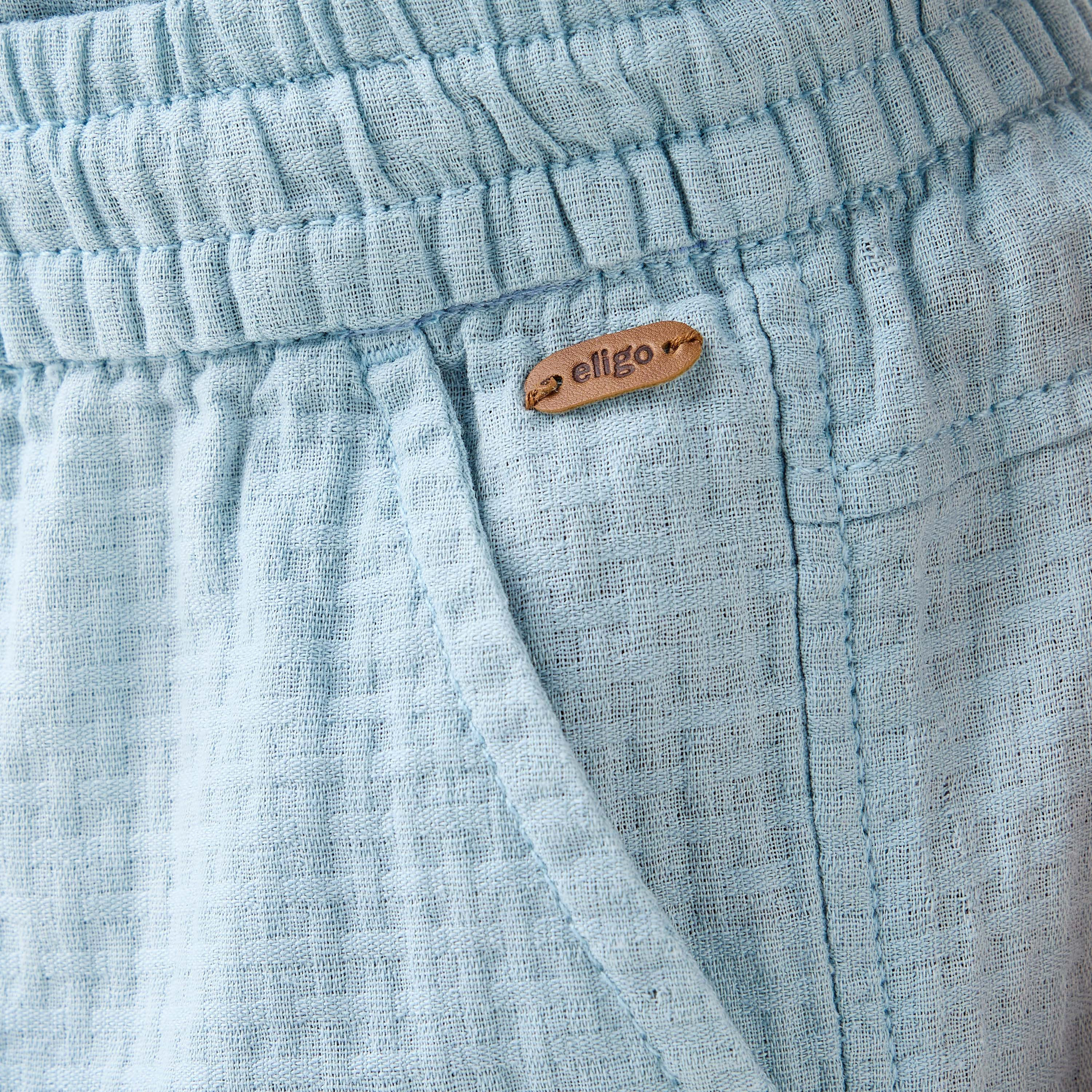Eligo Textured Shorts with Drawstring Closure and Pockets-boys-clothing-bottoms-shorts-image-5