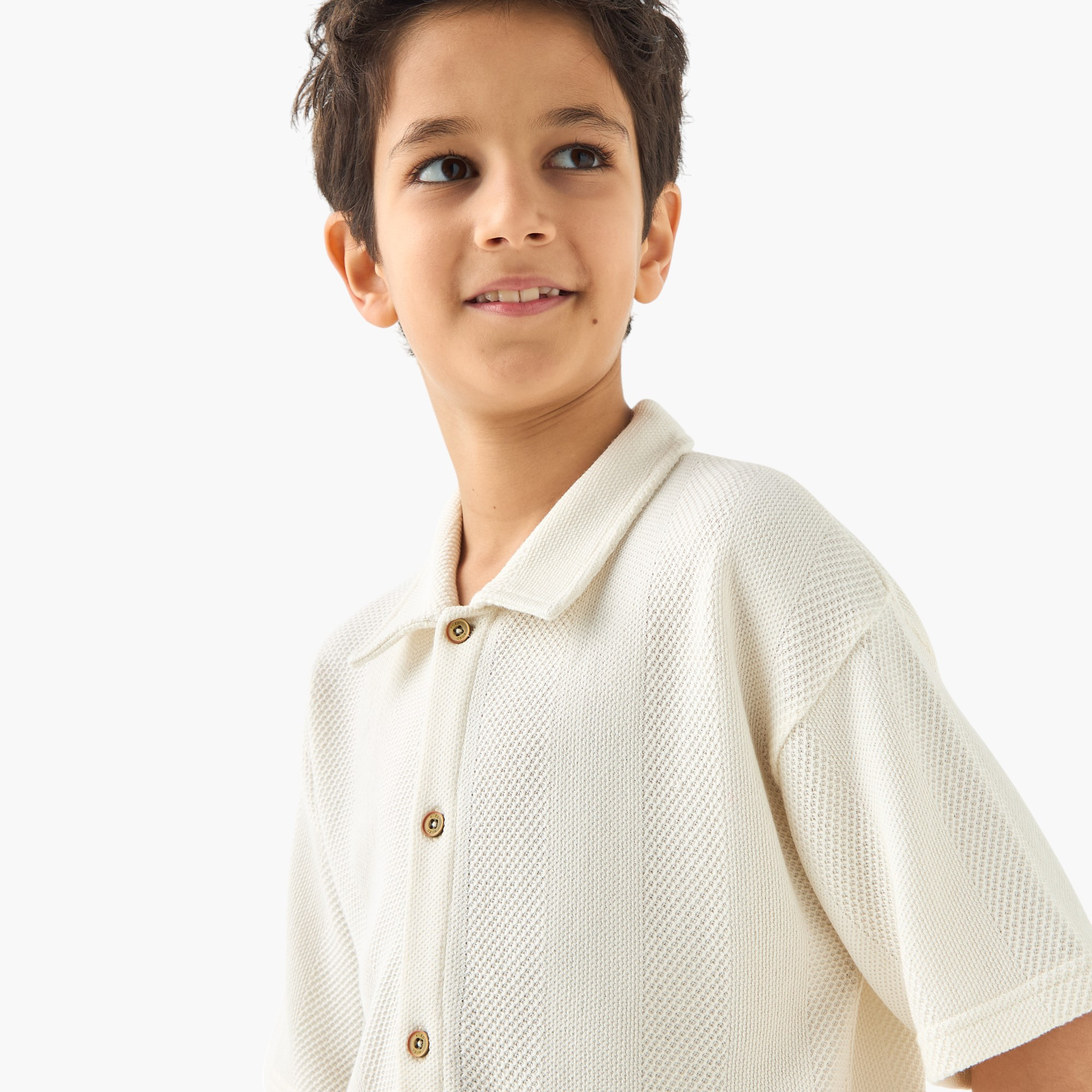 EligoTextured Shirt and Shorts Set-boys-clothing-setsandcoords-image-5