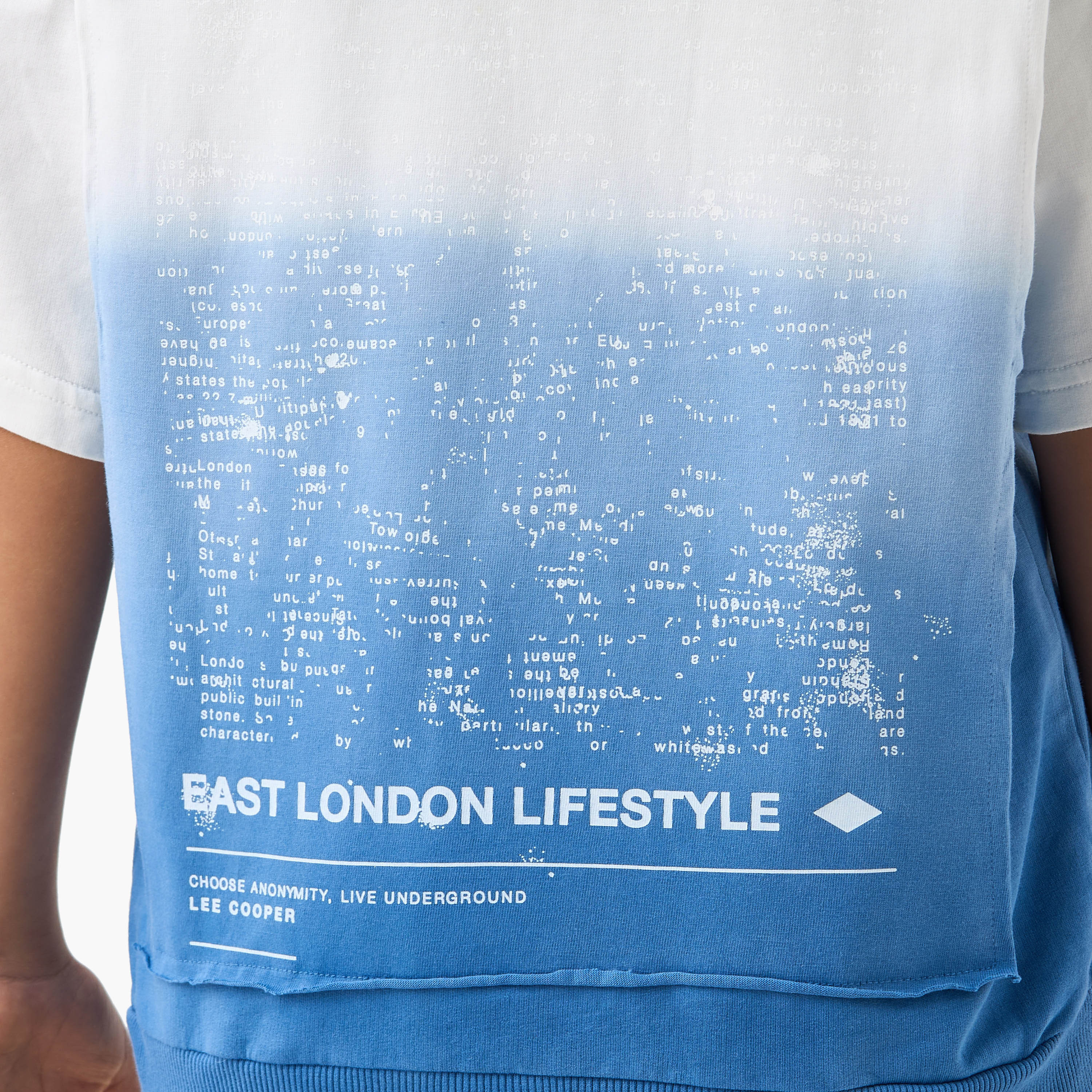 Lee Cooper Ombre T-shirt with Short Sleeves-boys-clothing-tshirtsandpolos-image-4