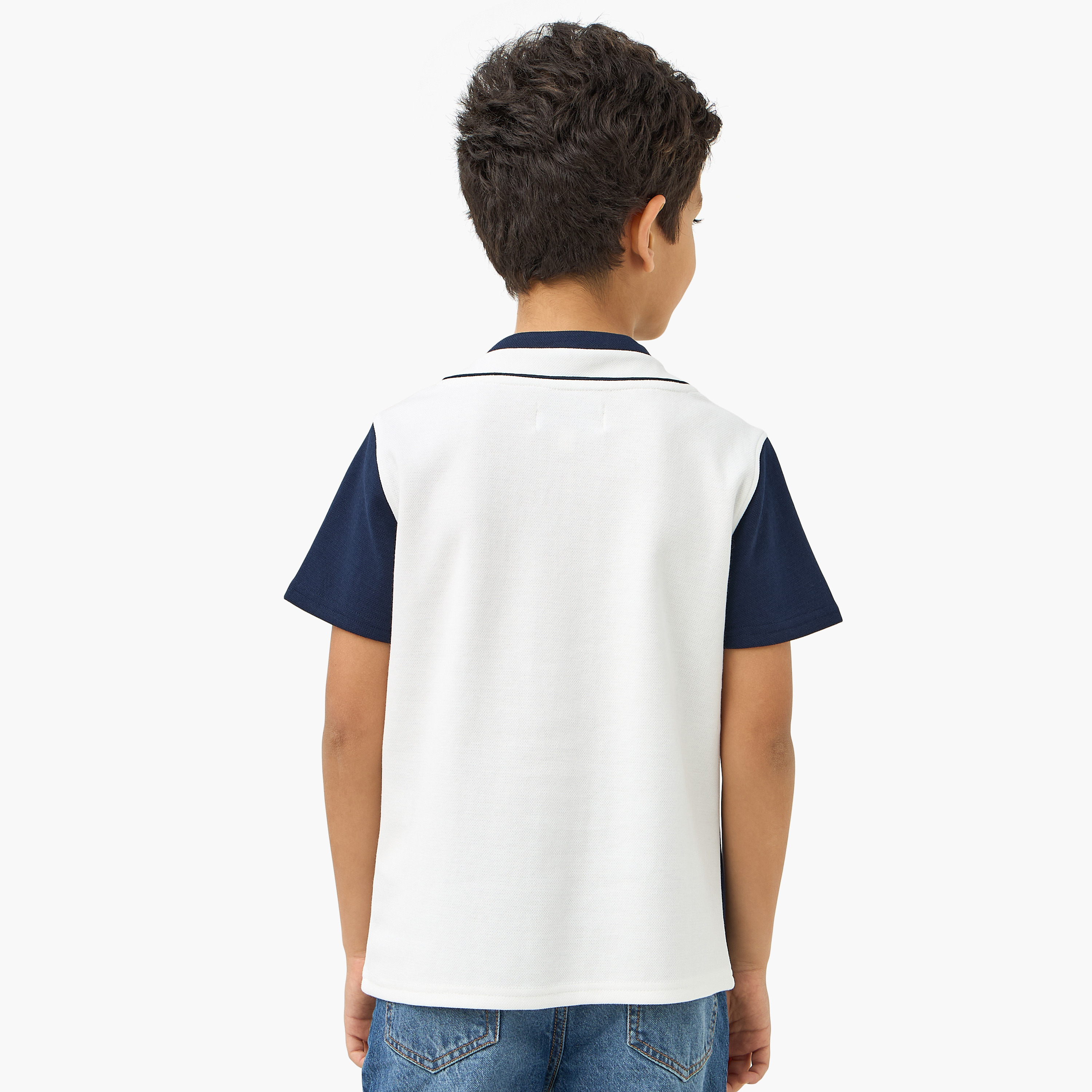 Lee Cooper Logo Detail Shirt with Short Sleeves-boys-clothing-shirts-image-3