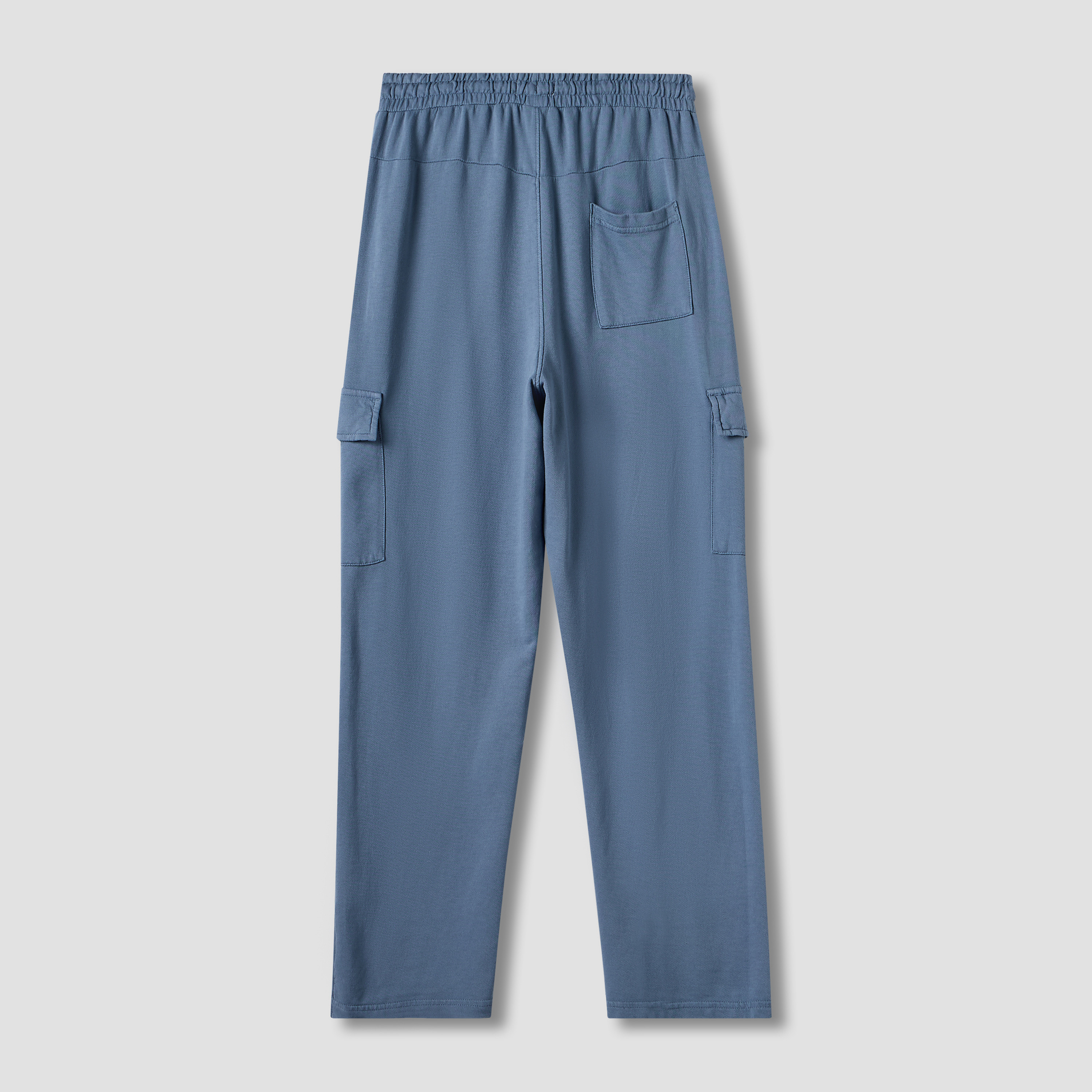 Lee Cooper Logo Applique Cargo Joggers with Drawstring Closure and Pockets-boys-clothing-bottoms-joggersandtrackpants-image-2