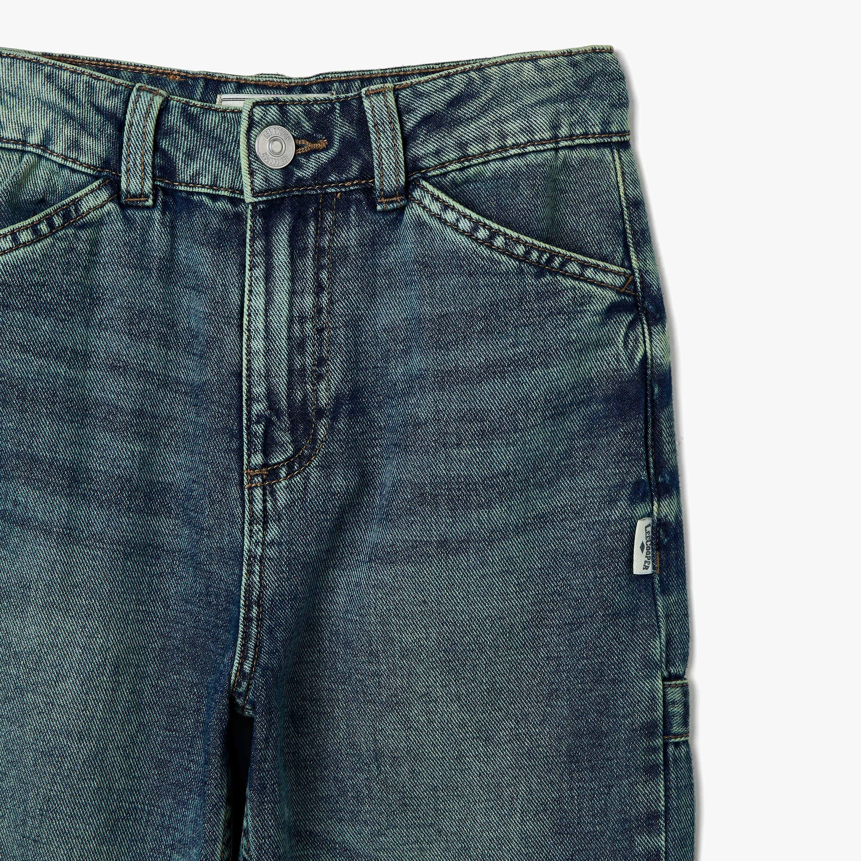 Lee Cooper Solid Jeans with Pockets-boys-clothing-bottoms-jeans-image-3