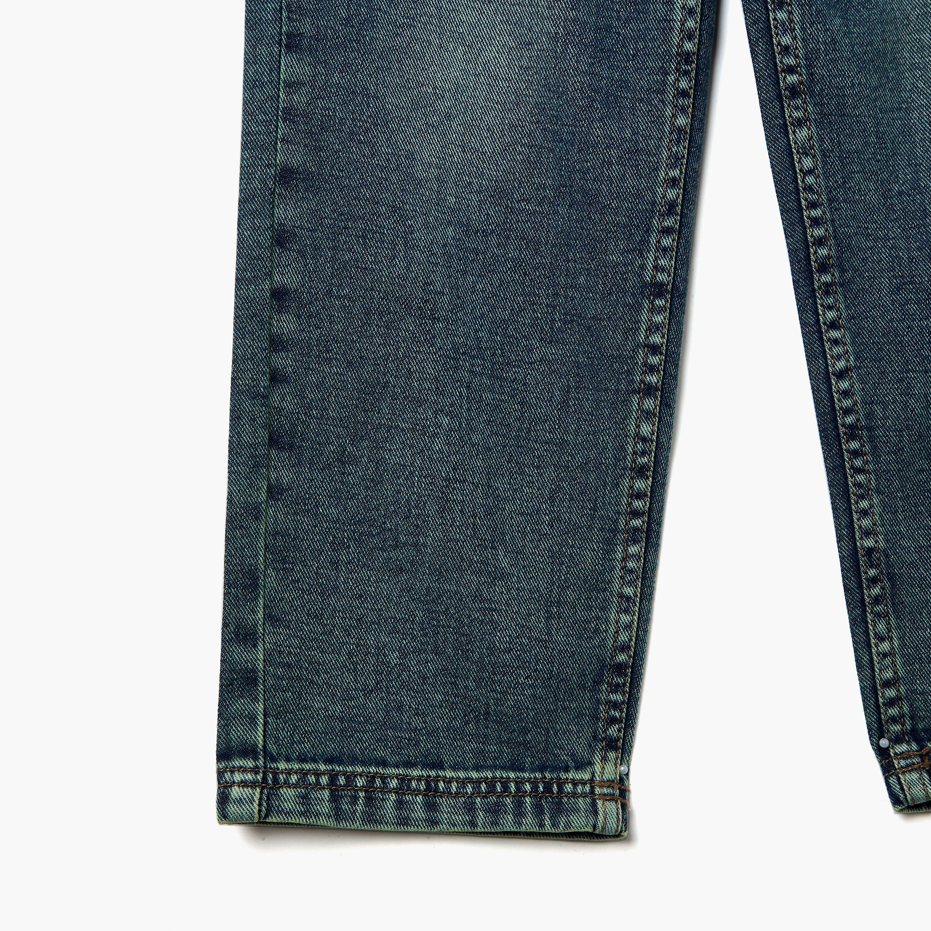 Lee Cooper Solid Jeans with Pockets-boys-clothing-bottoms-jeans-image-4