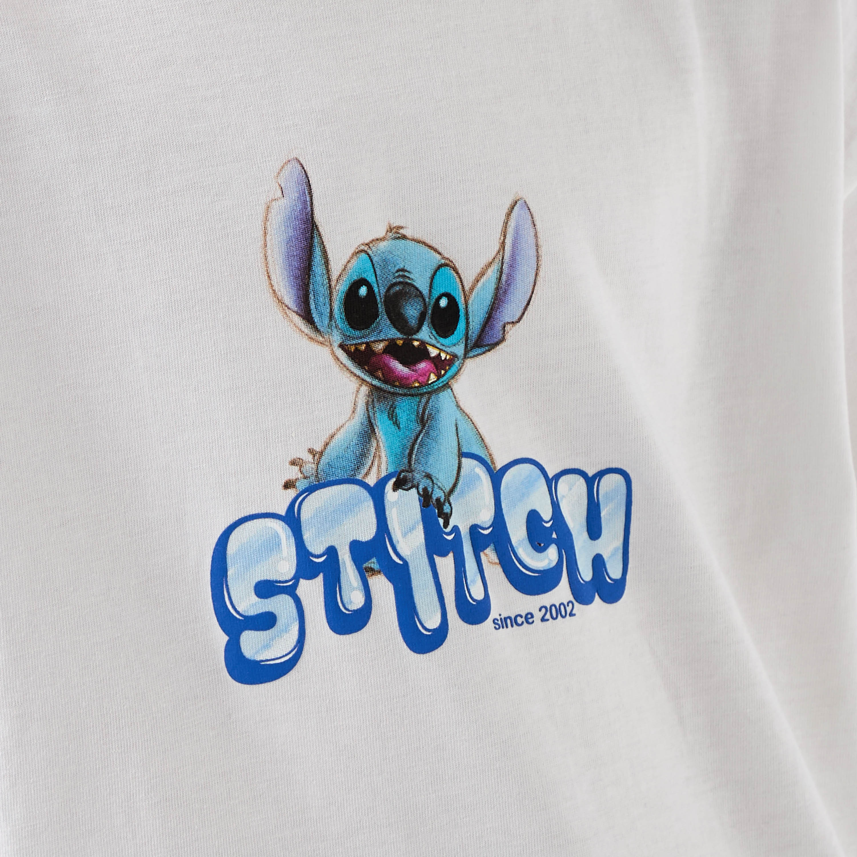 Disney Stitch Print Crew Neck T-shirt with Short Sleeves-boys-clothing-tshirtsandpolos-image-5