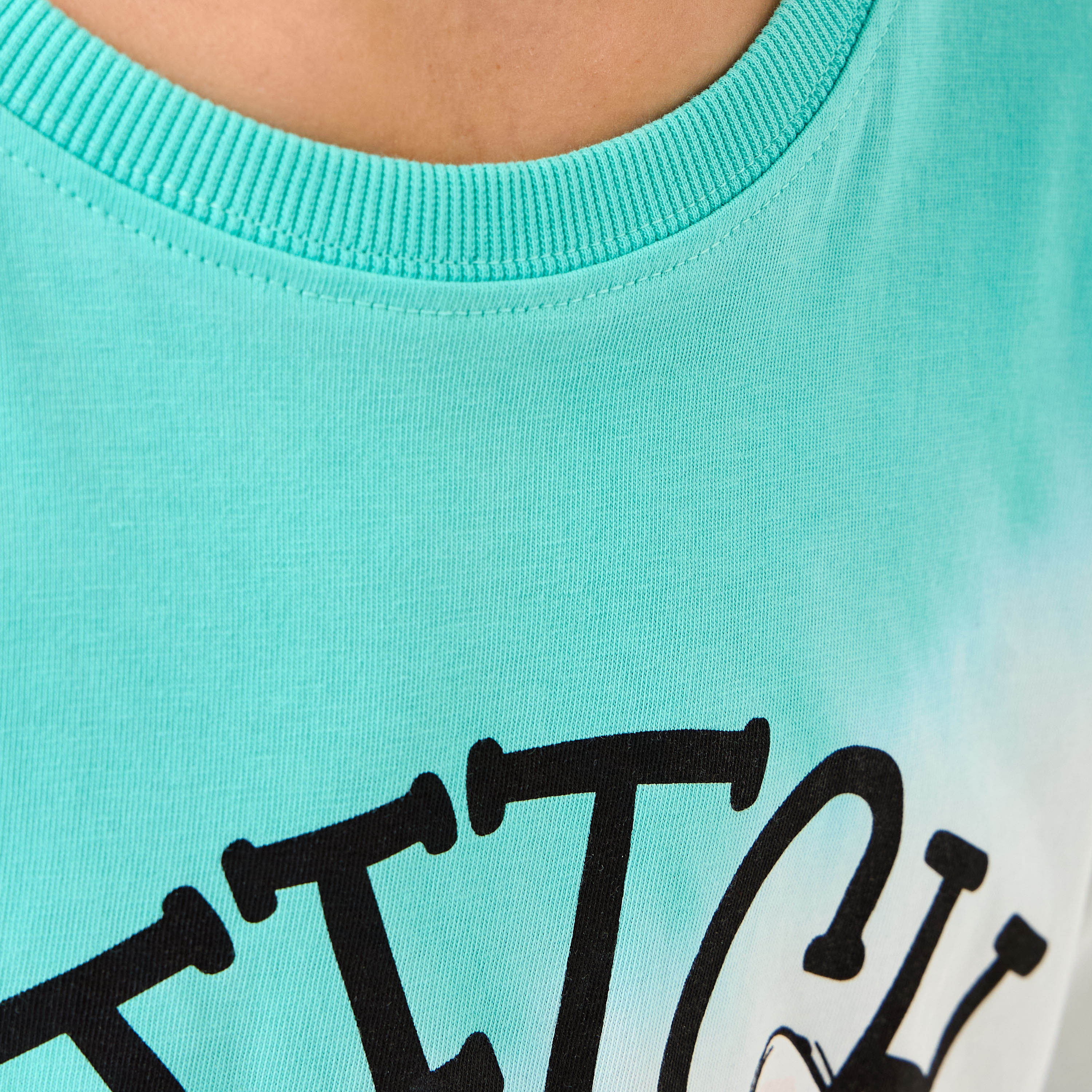 Disney Stitch Print T-shirt with Short Sleeves-boys-clothing-tshirtsandpolos-image-5