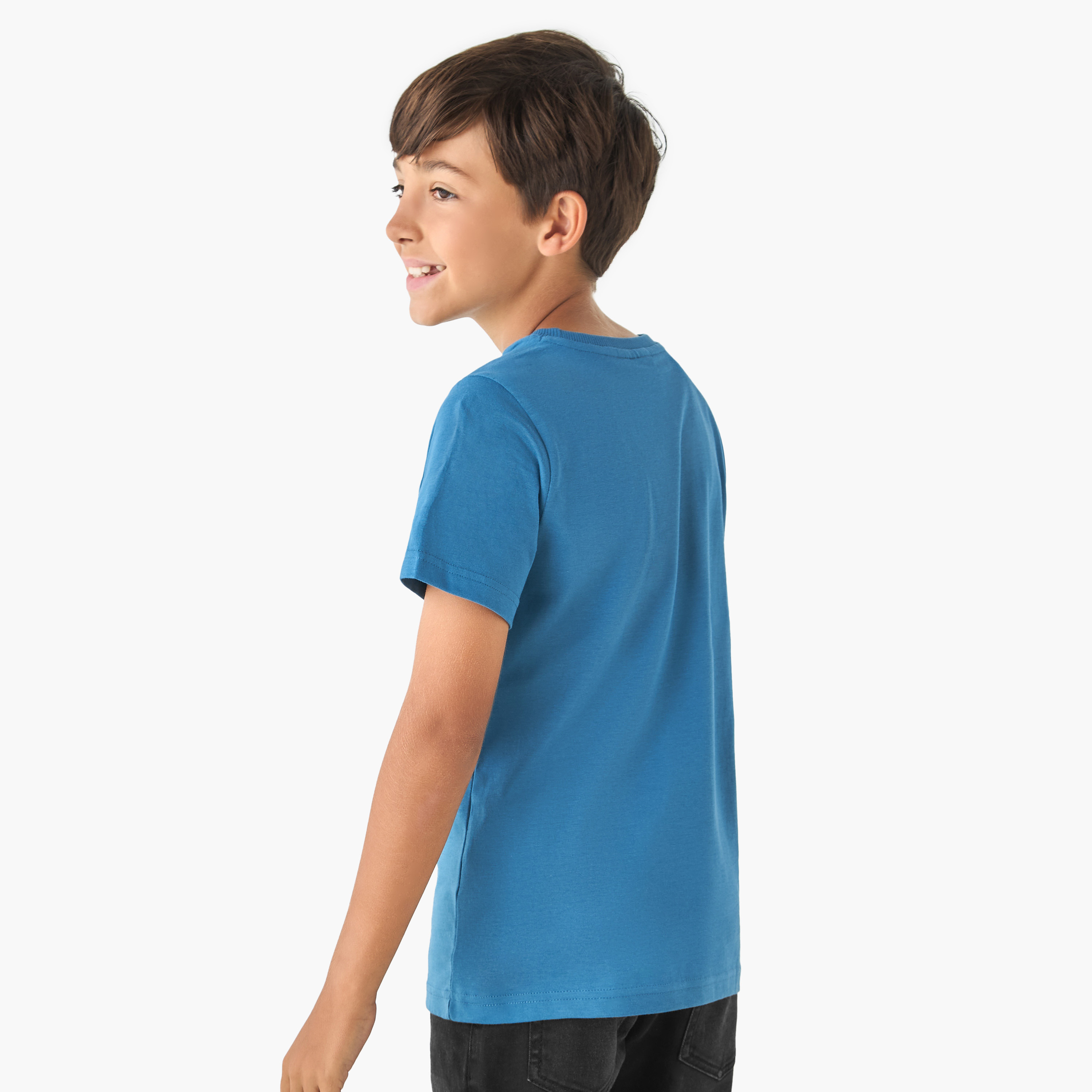 تيشيرت بأكمام قصيرة وطبعات سبايدر مان-boys-clothing-tshirtsandpolos-image-3