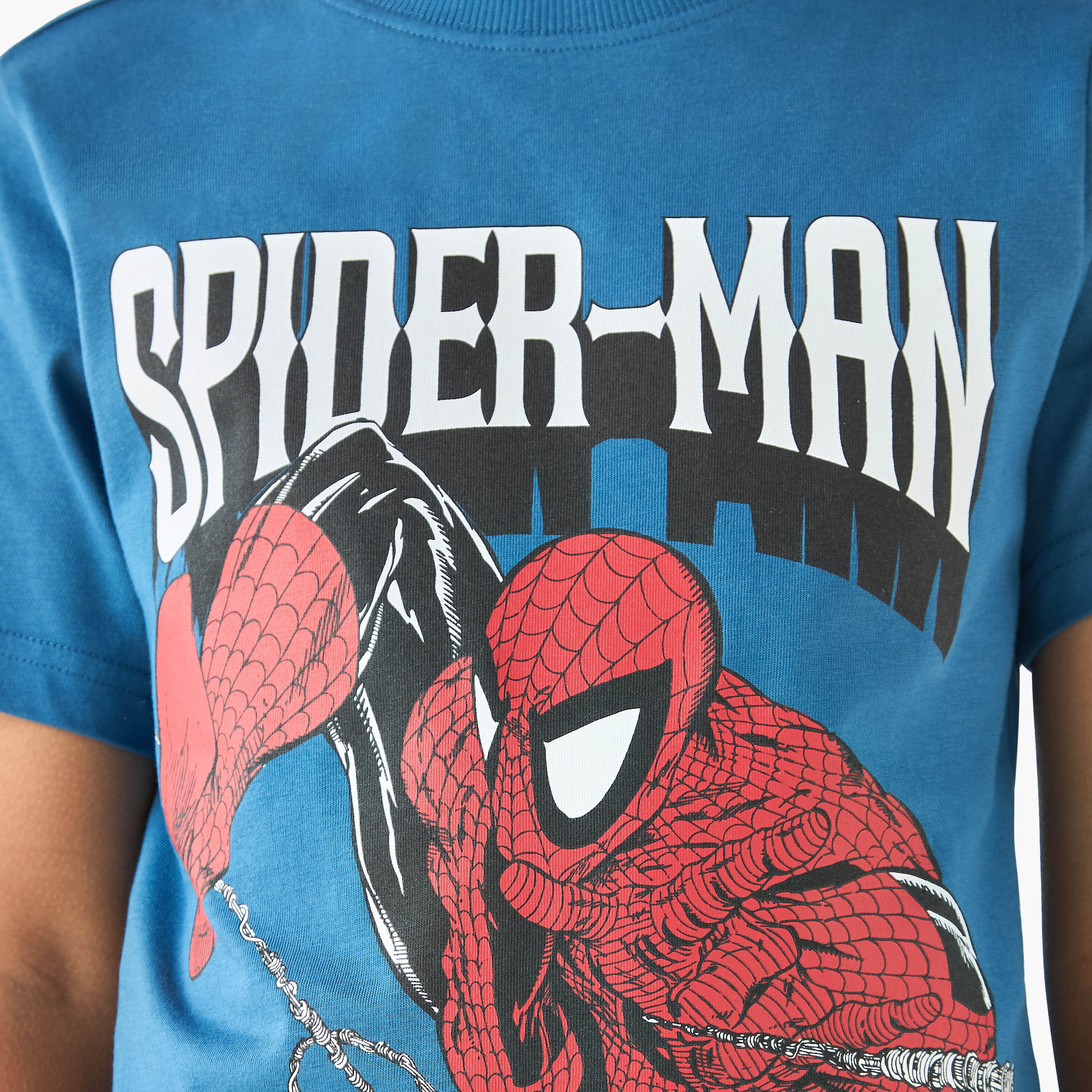 تيشيرت بأكمام قصيرة وطبعات سبايدر مان-boys-clothing-tshirtsandpolos-image-5