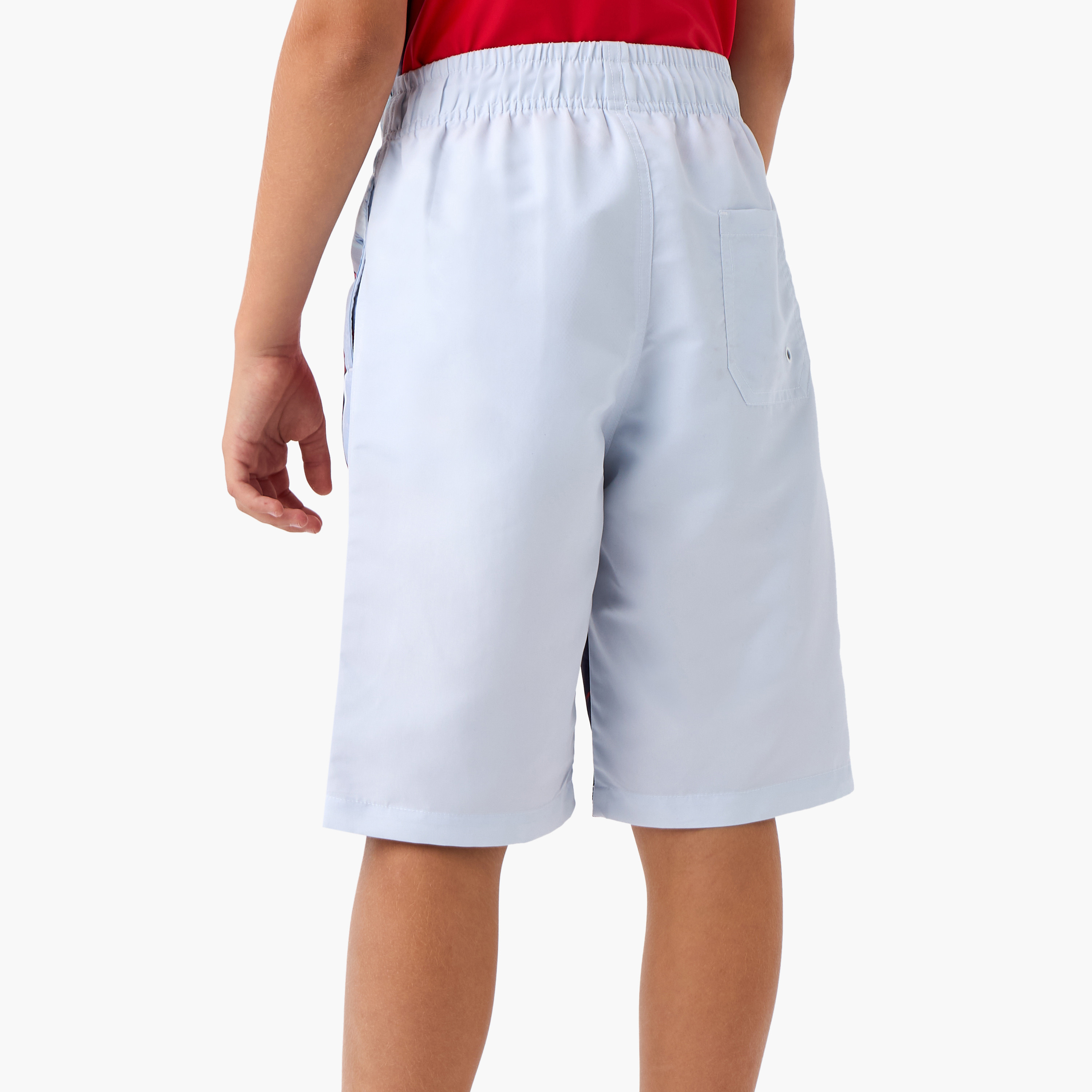 شورت سباحة بطبعات سبايدرمان ورباط إغلاق-sports-boys-clothing-swimwear-image-3