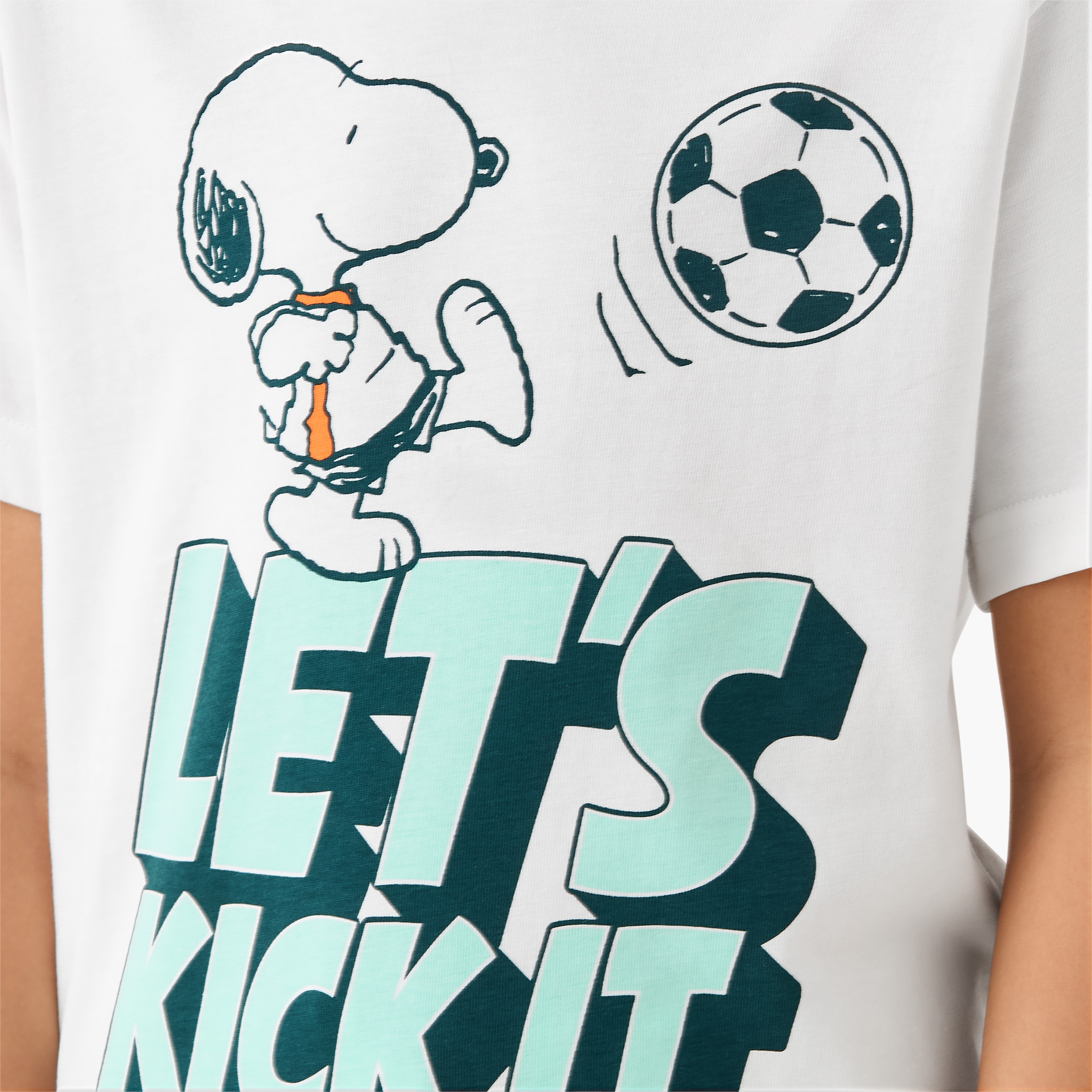 Peanut Print Crew Neck T-shirt with Short Sleeves-boys-clothing-tshirtsandpolos-image-5