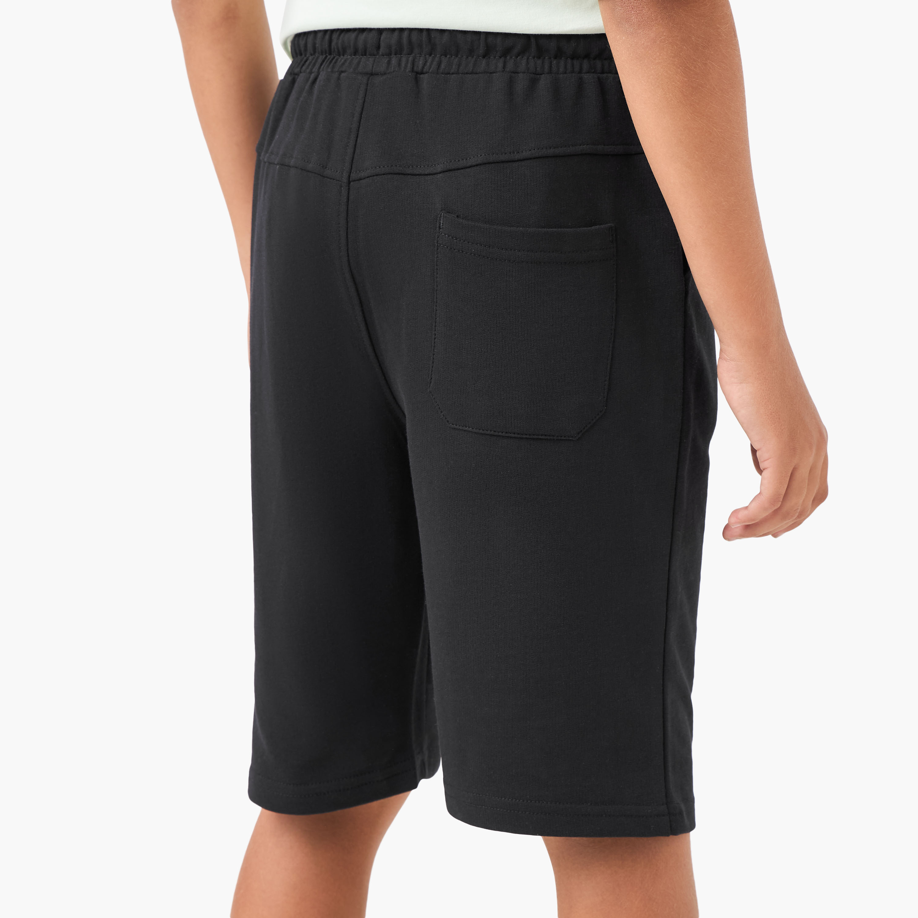 Hot Wheels Embroidered Shorts with Drawstring Closure and Pockets-boys-clothing-bottoms-shorts-image-3