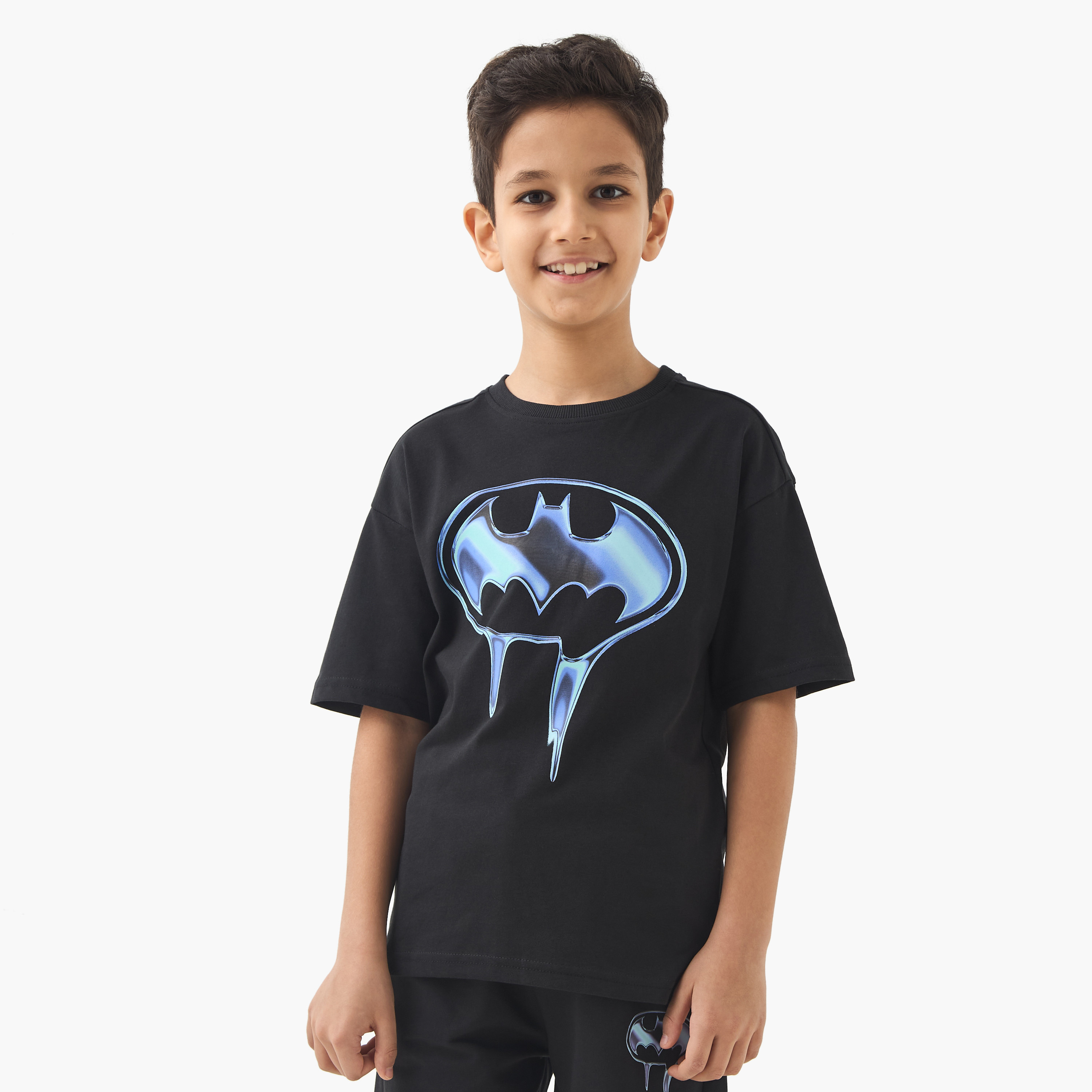 تيشيرت بأكمام قصيرة وطبعات باتمان-boys-clothing-tshirtsandpolos-image-1
