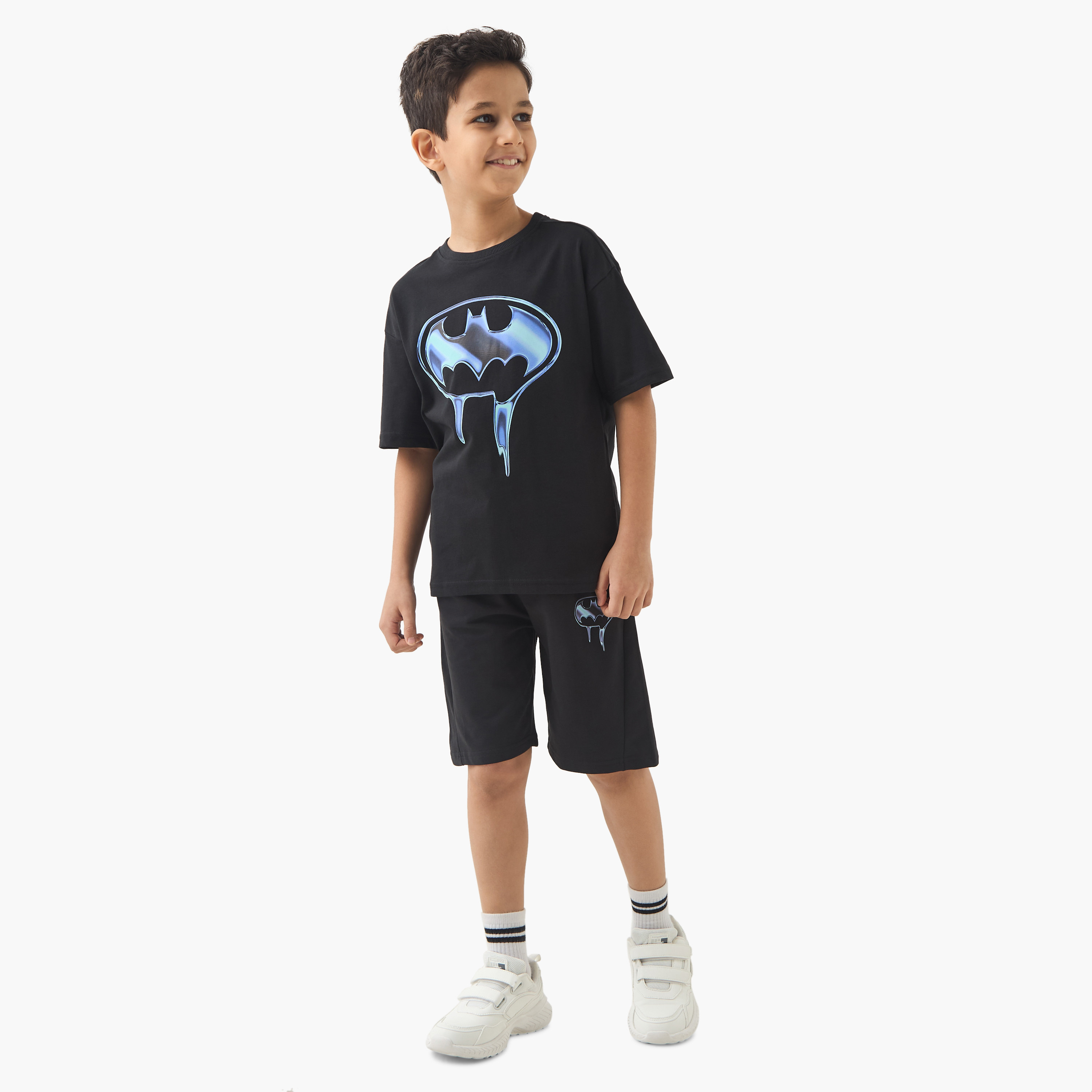 تيشيرت بأكمام قصيرة وطبعات باتمان-boys-clothing-tshirtsandpolos-image-2