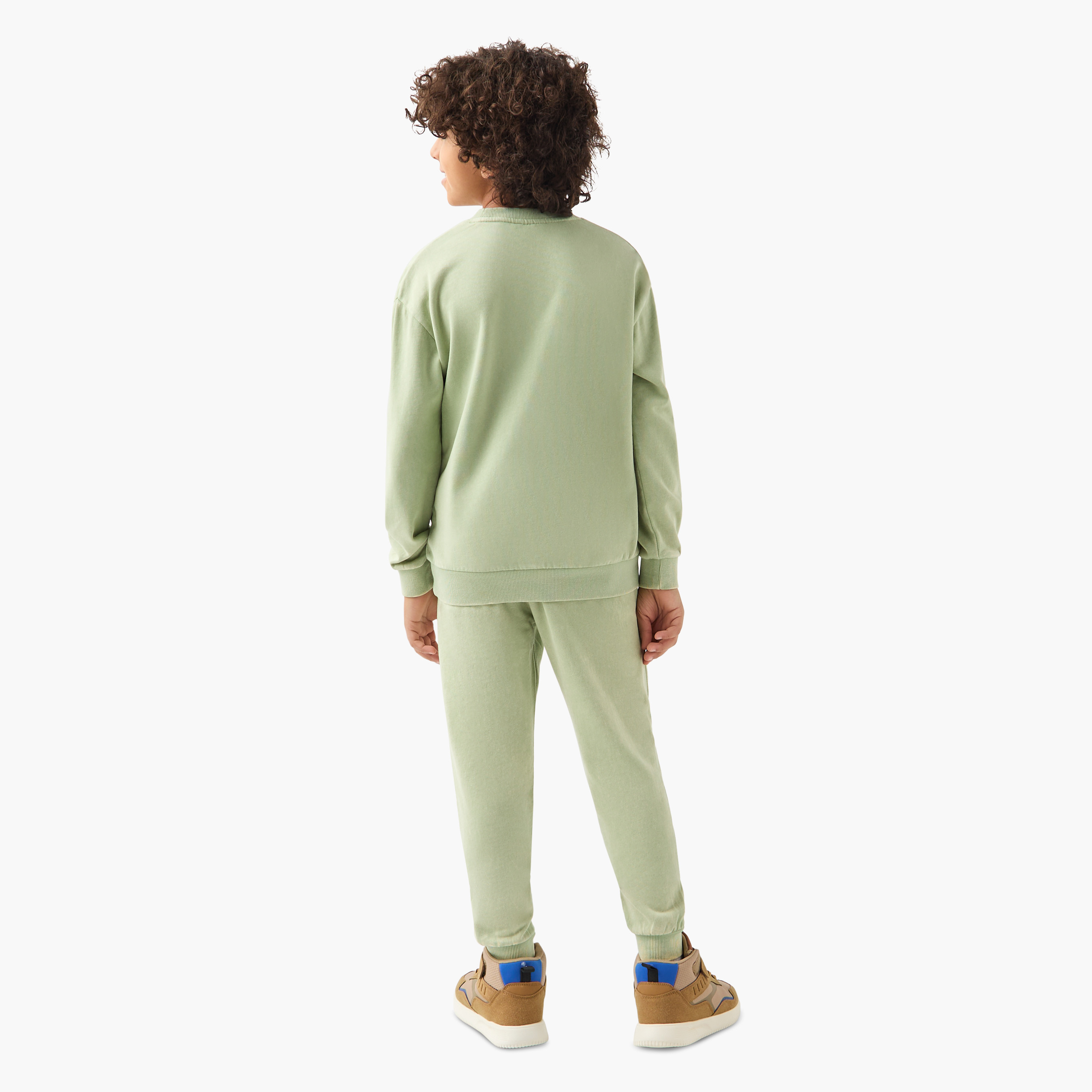 Spacetoon Dragonball Z Print Sweatshirt and Jogger Set-boys-clothing-setsandcoords-image-4
