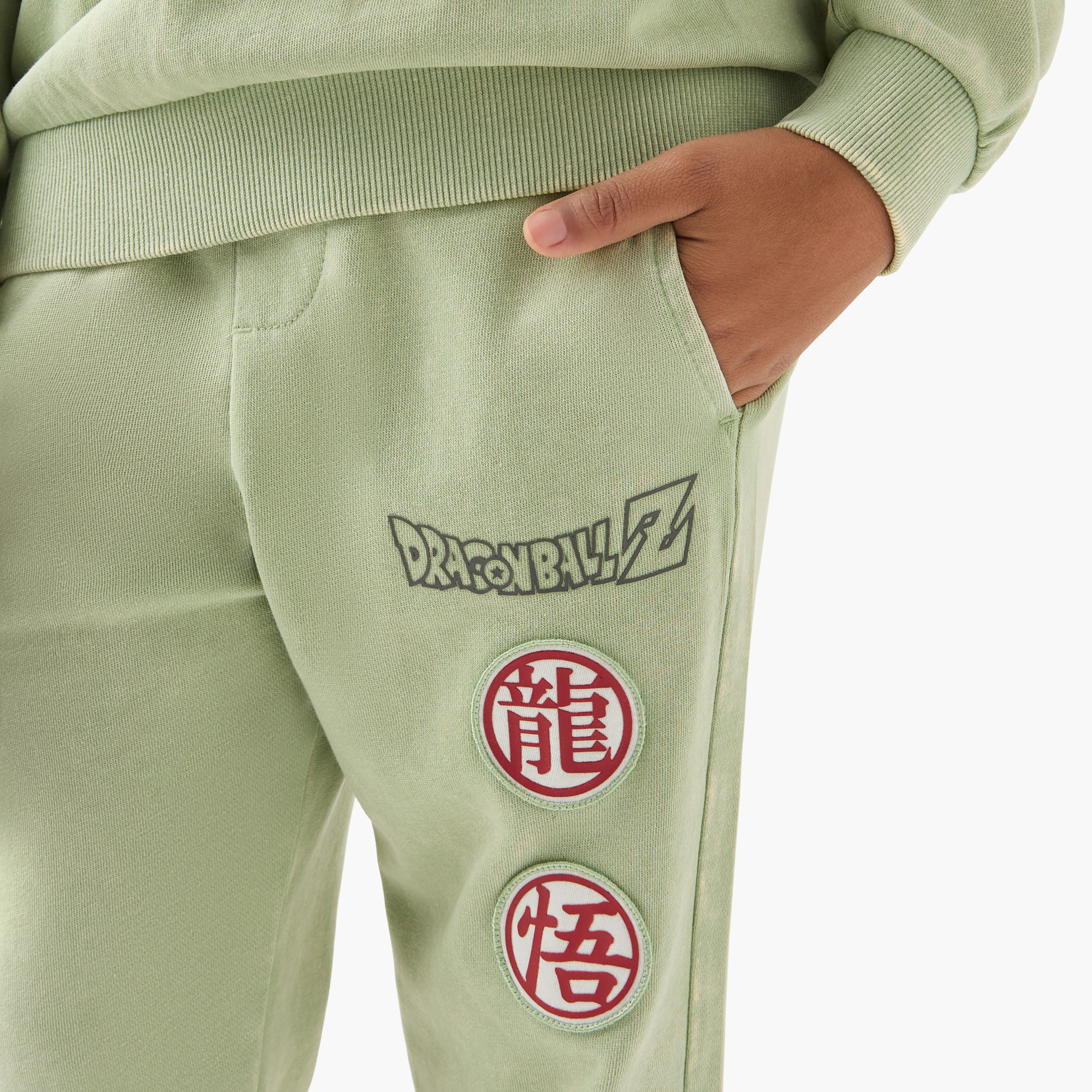 Spacetoon Dragonball Z Print Sweatshirt and Jogger Set-boys-clothing-setsandcoords-image-6