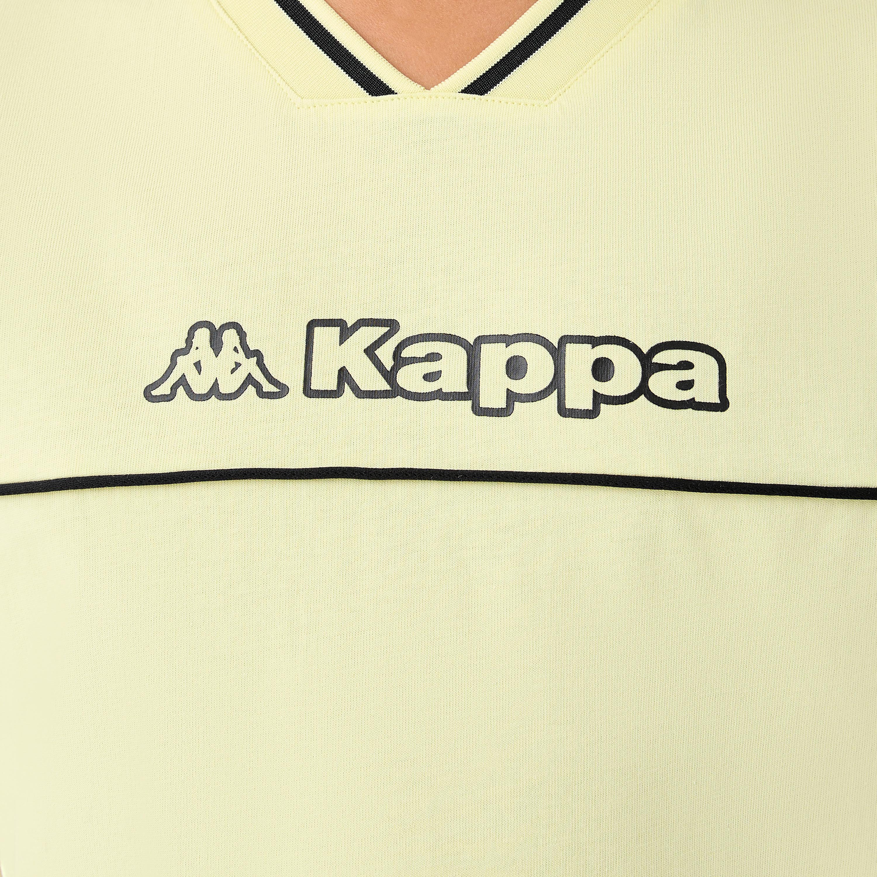 Kappa Logo Print V-Neck T-shirt with Short Sleeves-boys-clothing-sportswear-tops-image-5