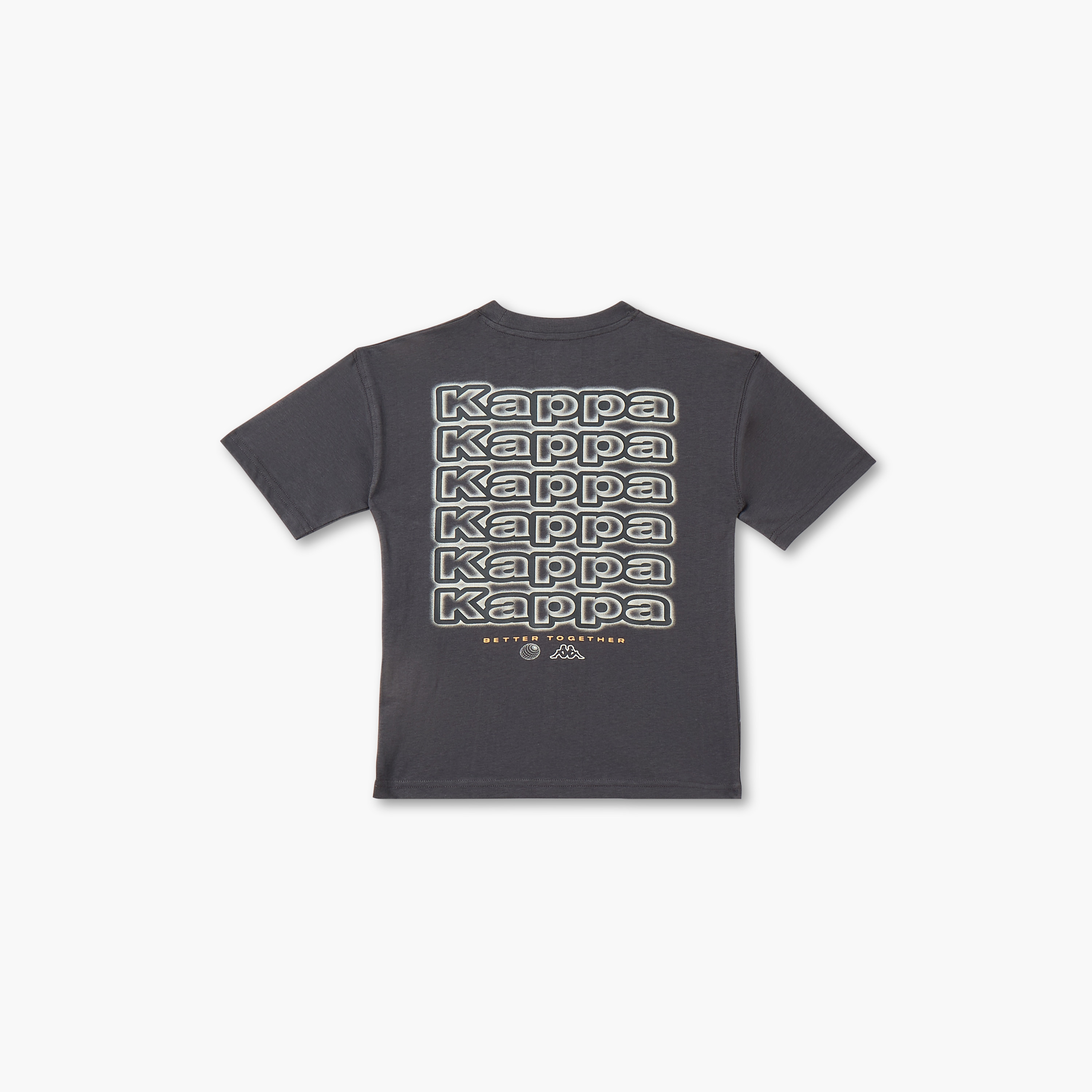 Kappa Logo Print T-shirt with Short Sleeves and Pocket-boys-clothing-sportswear-tops-image-2