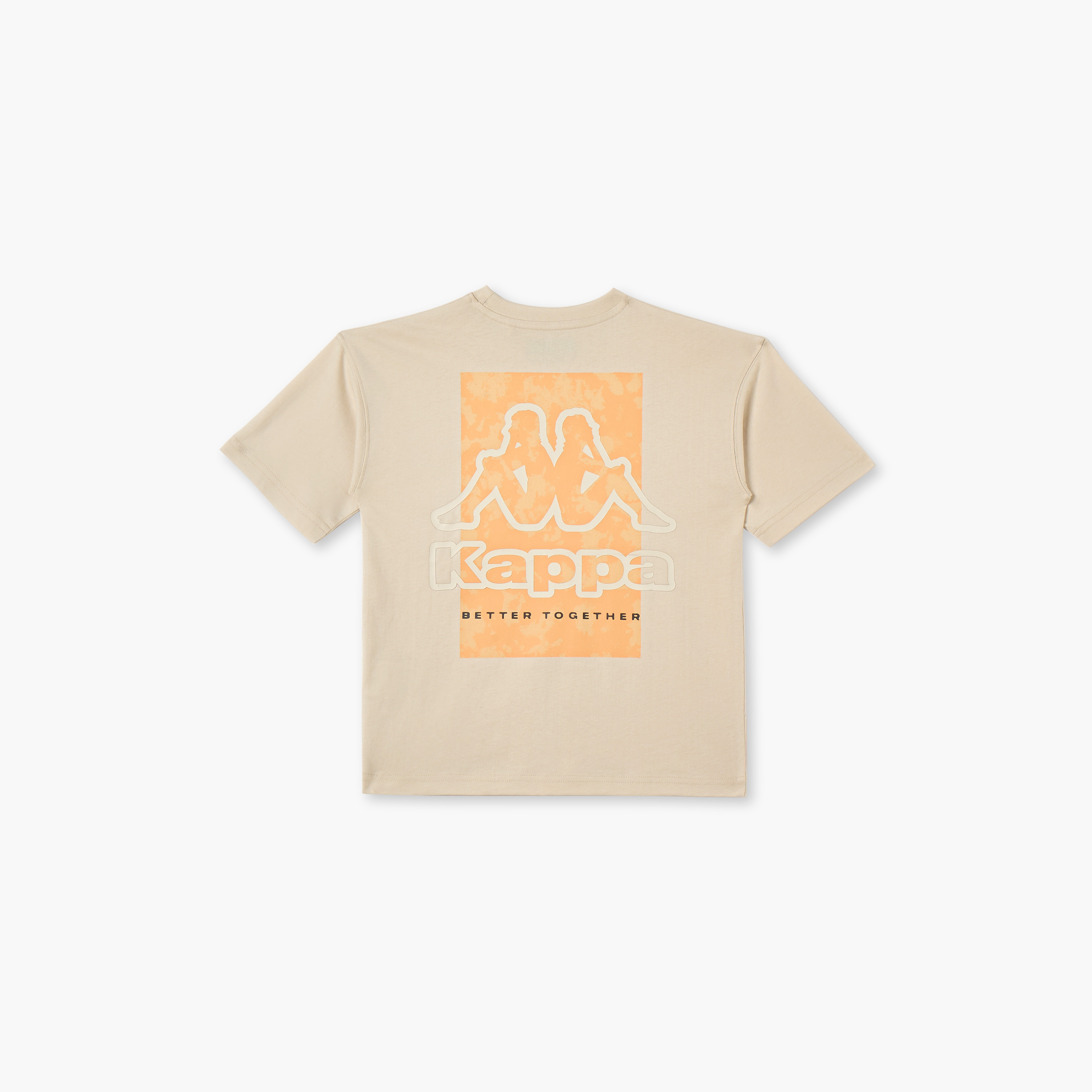 Kappa Logo Print T-shirt with Crew Neck and Pocket-boys-clothing-sportswear-tops-image-2
