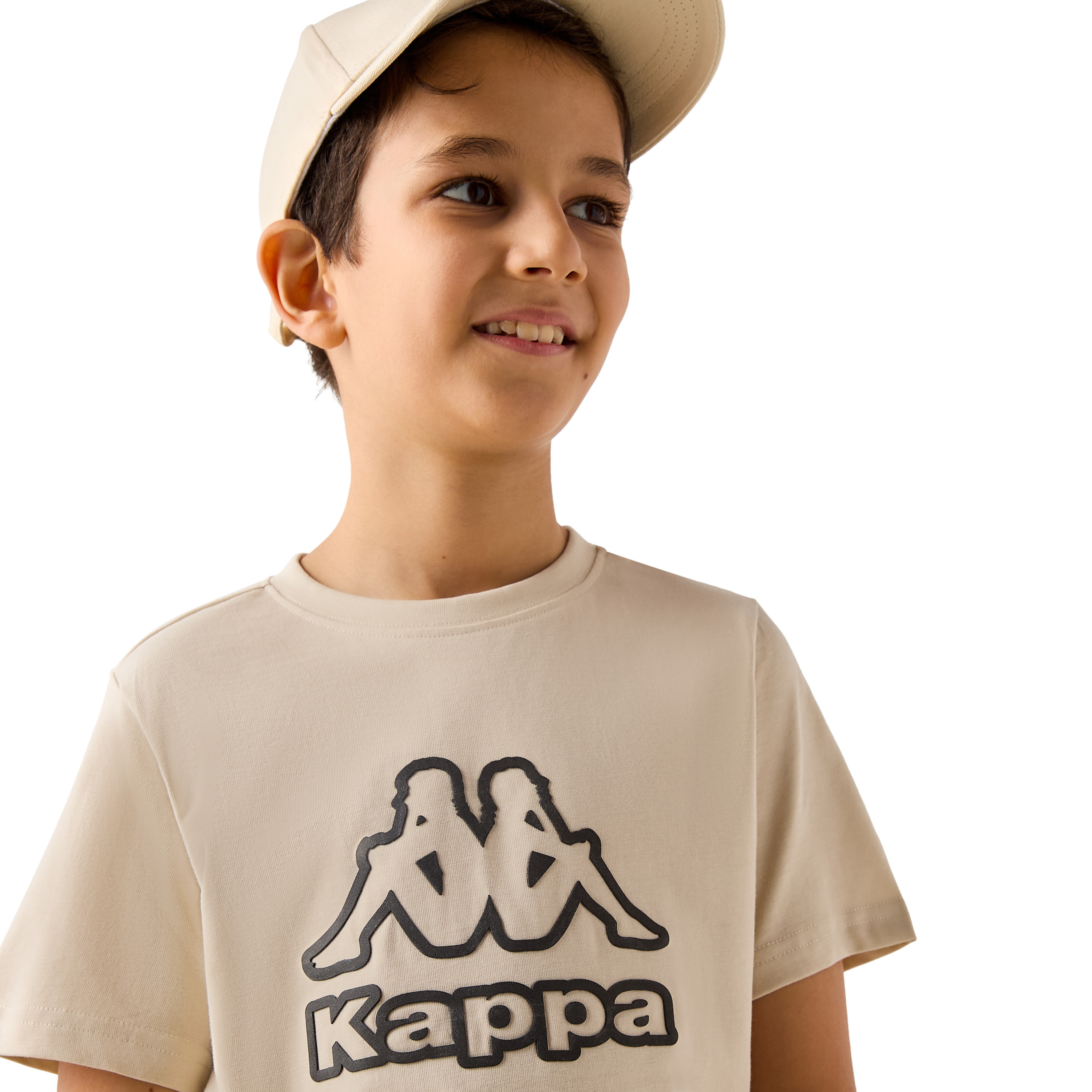 Kappa Logo Print T-shirt with Short Sleeves-boys-clothing-tshirtsandpolos-image-4