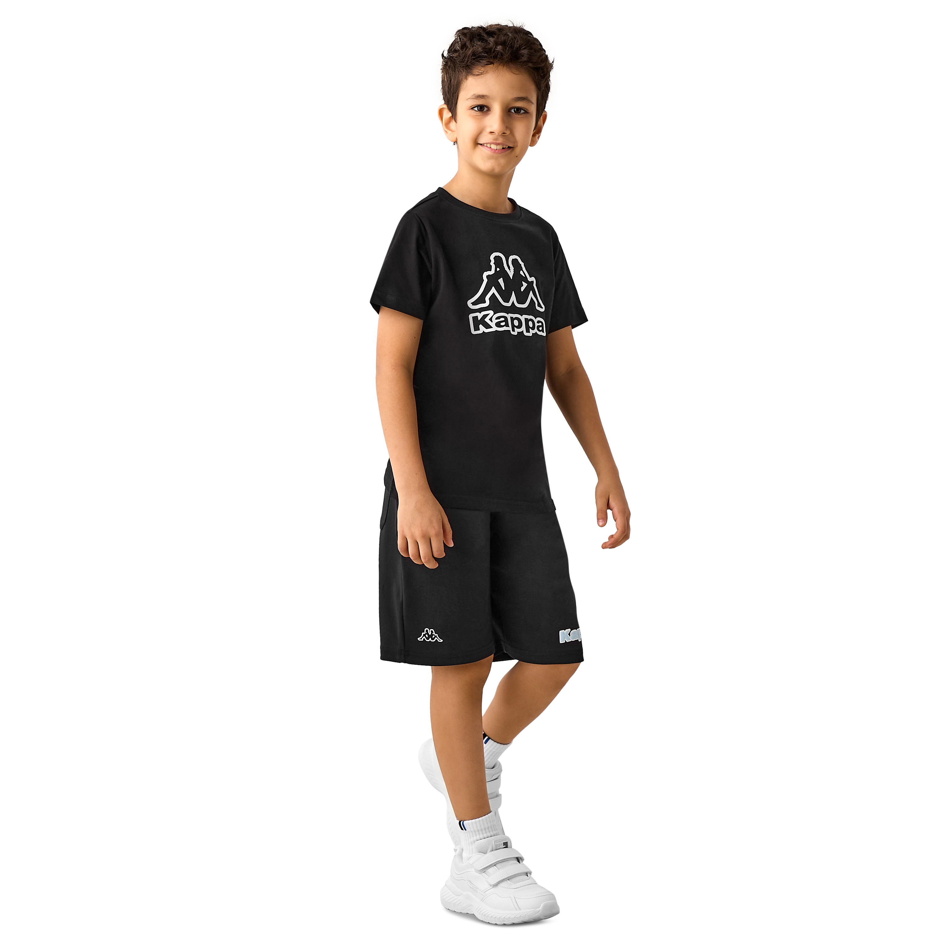 تيشيرت بأكمام قصيرة وطبعات شعار من كابا-sports-boys-clothing-tops-image-2