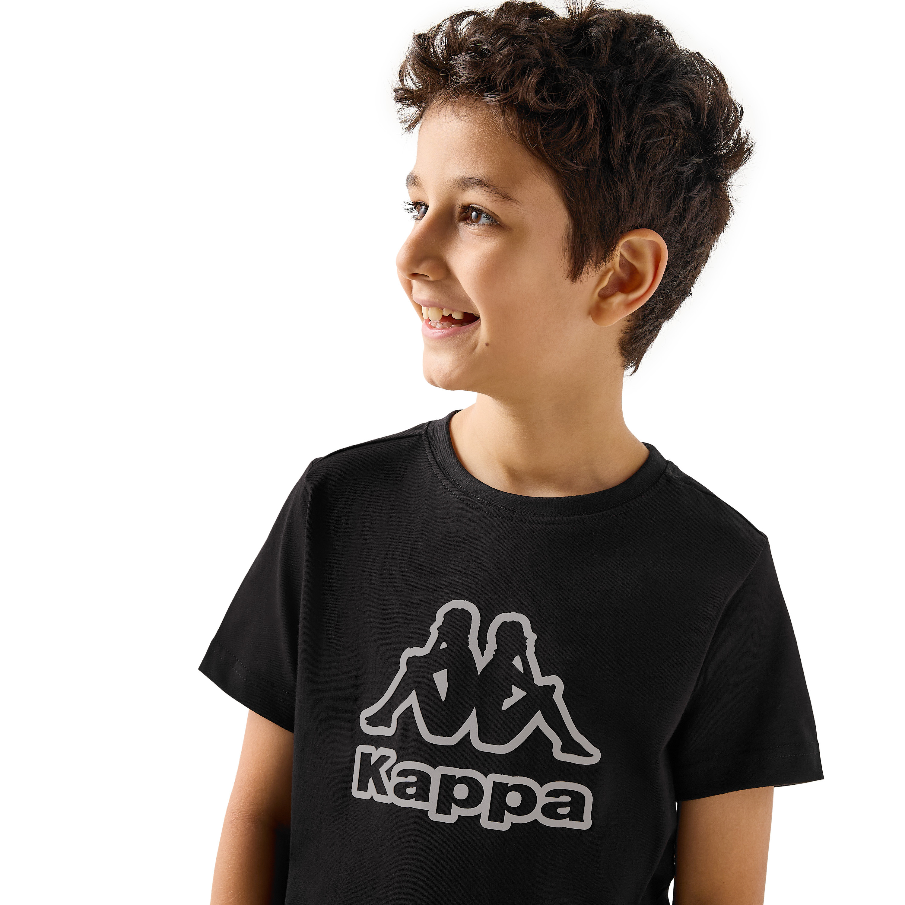 تيشيرت بأكمام قصيرة وطبعات شعار من كابا-sports-boys-clothing-tops-image-4