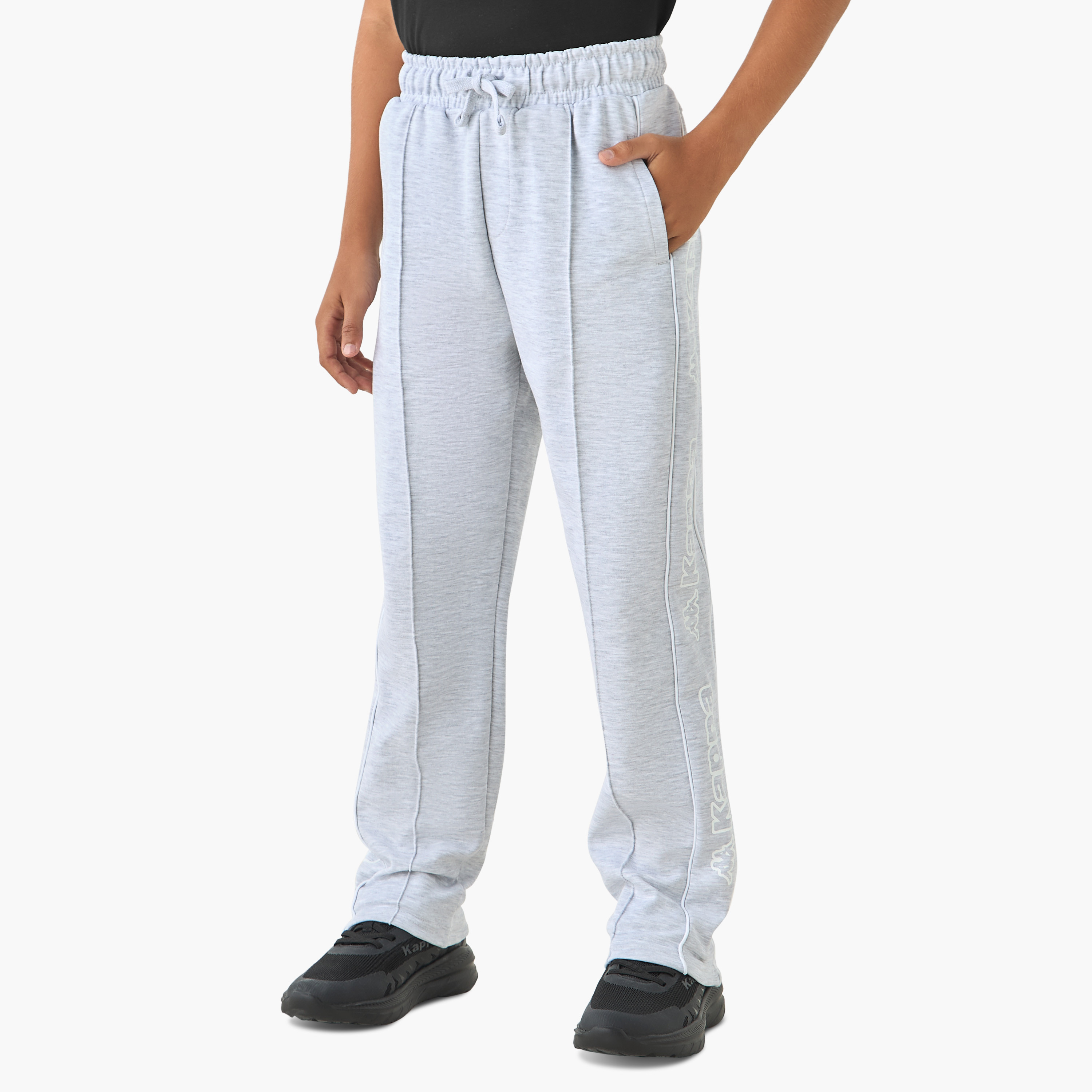 بنطلون رياضي سادة برباط إغلاق وجيوب من كاپا-boys-clothing-bottoms-joggersandtrackpants-image-5