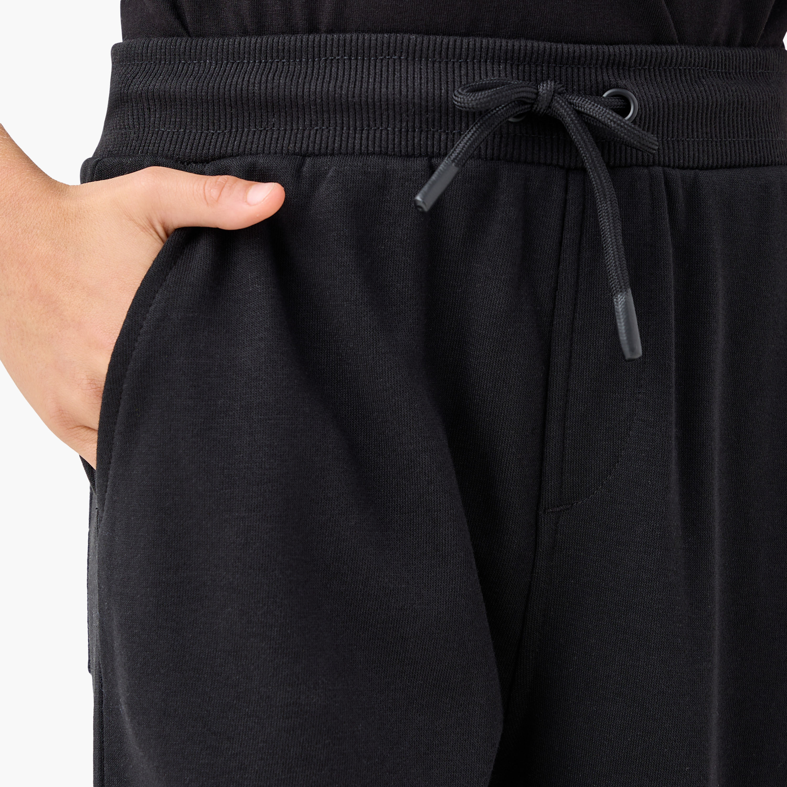 بنطلون رياضي برباط إغلاق وجيوب وطبعات شعار من كابا-boys-clothing-bottoms-joggersandtrackpants-image-2