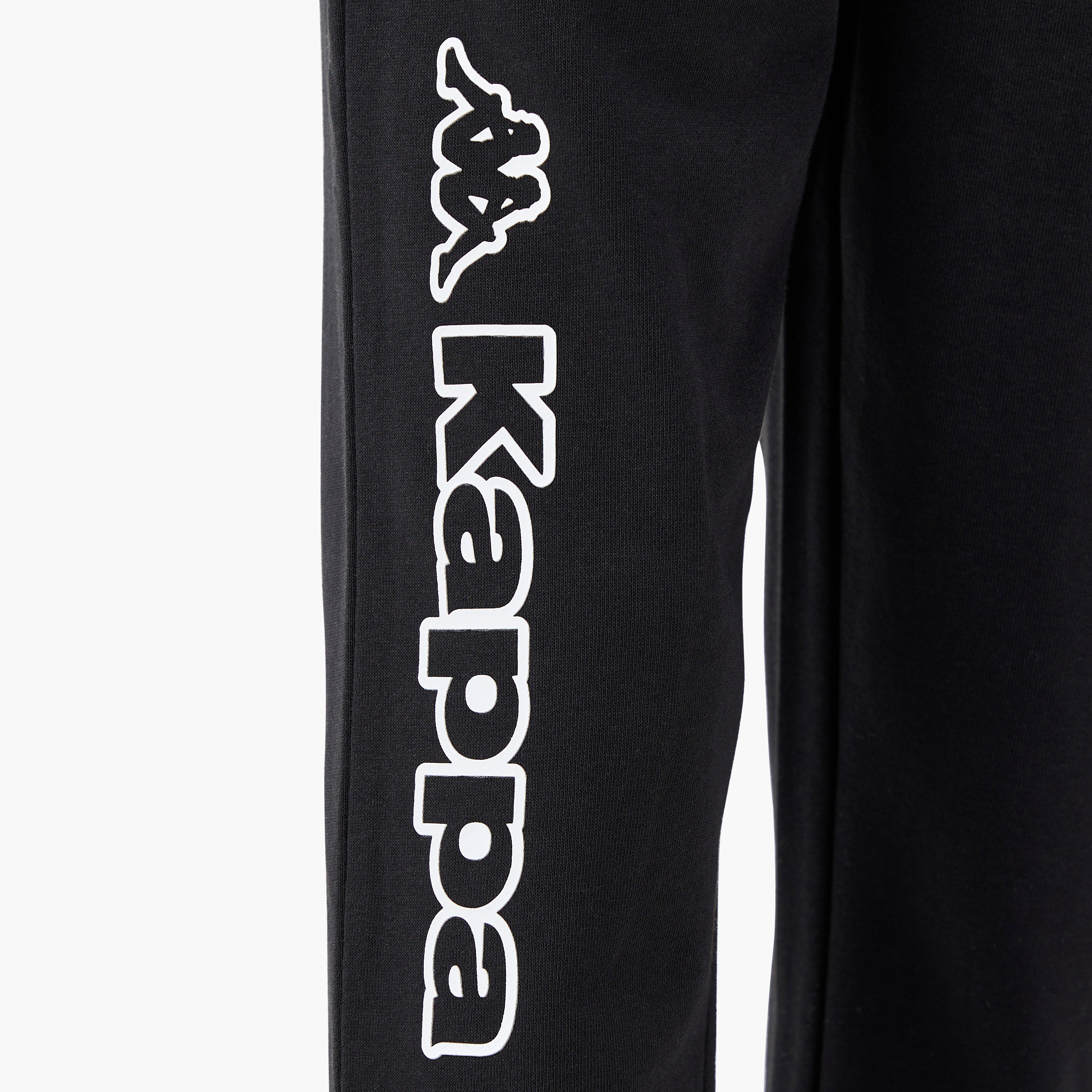 بنطلون رياضي برباط إغلاق وجيوب وطبعات شعار من كابا-boys-clothing-bottoms-joggersandtrackpants-image-1