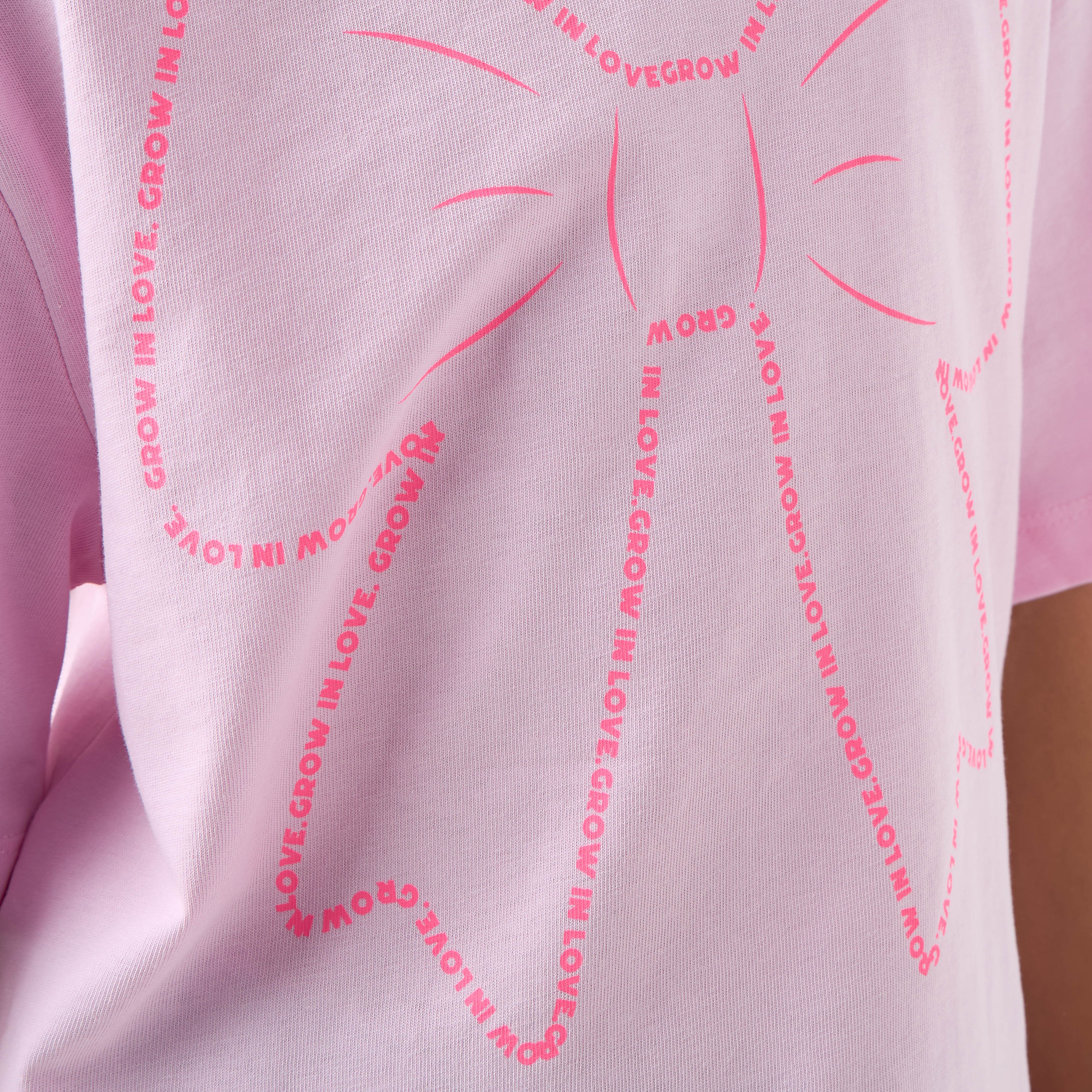 Juniors Print T-shirt with Crew Neck and Short Sleeves-girls-clothing-tshirts-image-5