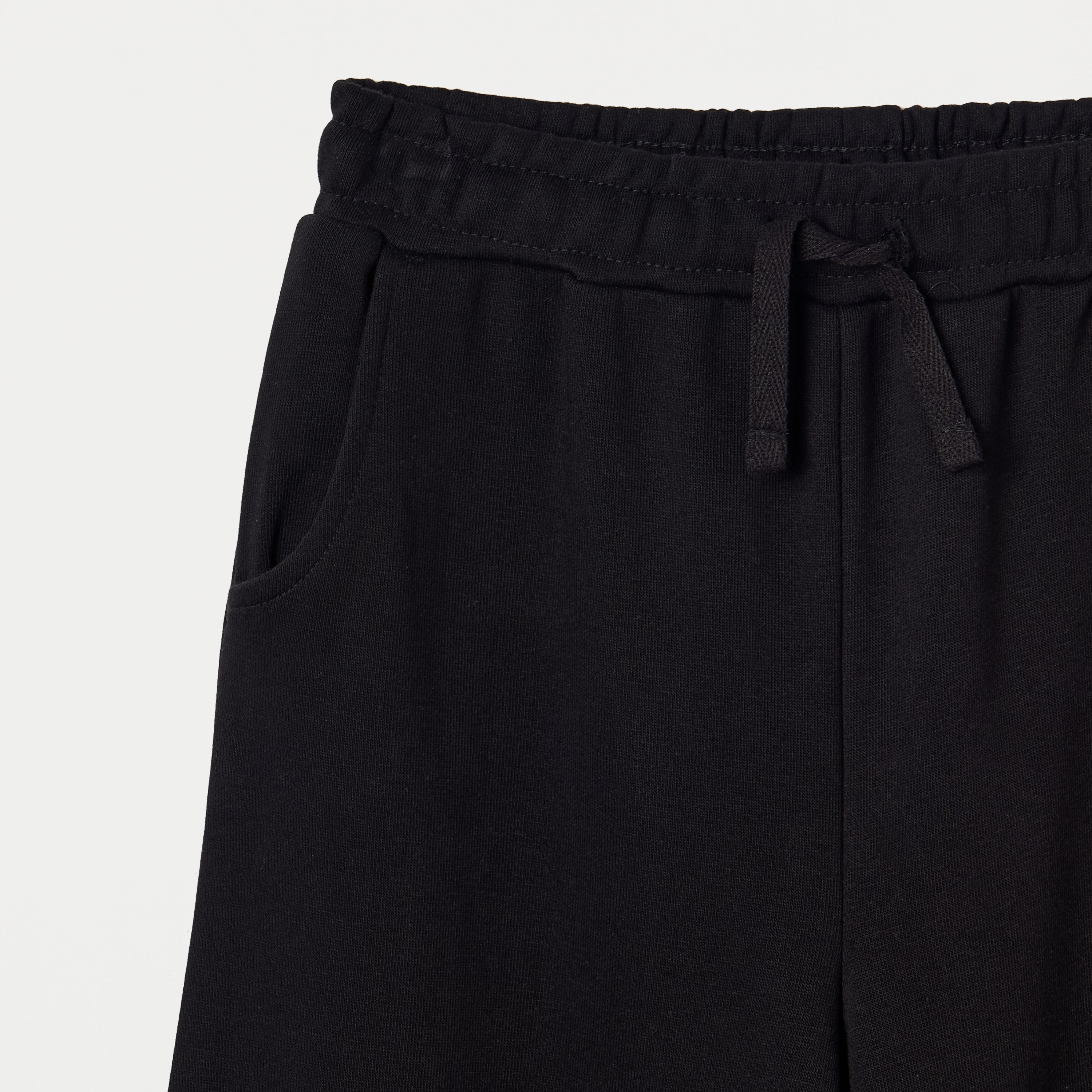 بنطلون رياضي سادة برباط إغلاق وجيوب من جونيورز-girls-clothing-bottoms-joggersandtrackpants-image-2