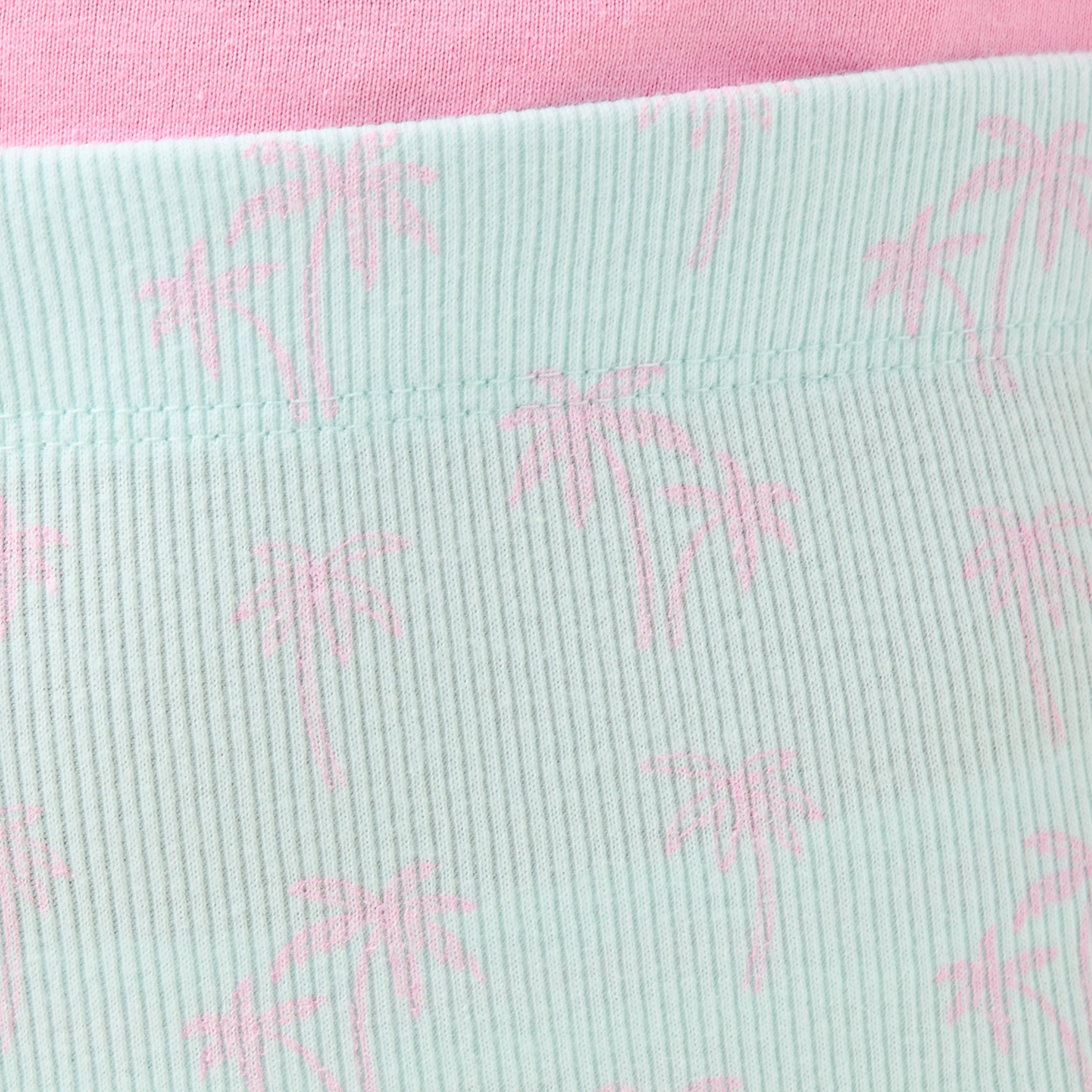 Juniors Printed Shorts with Lettuce Hem-girls-clothing-bottoms-shorts-image-4