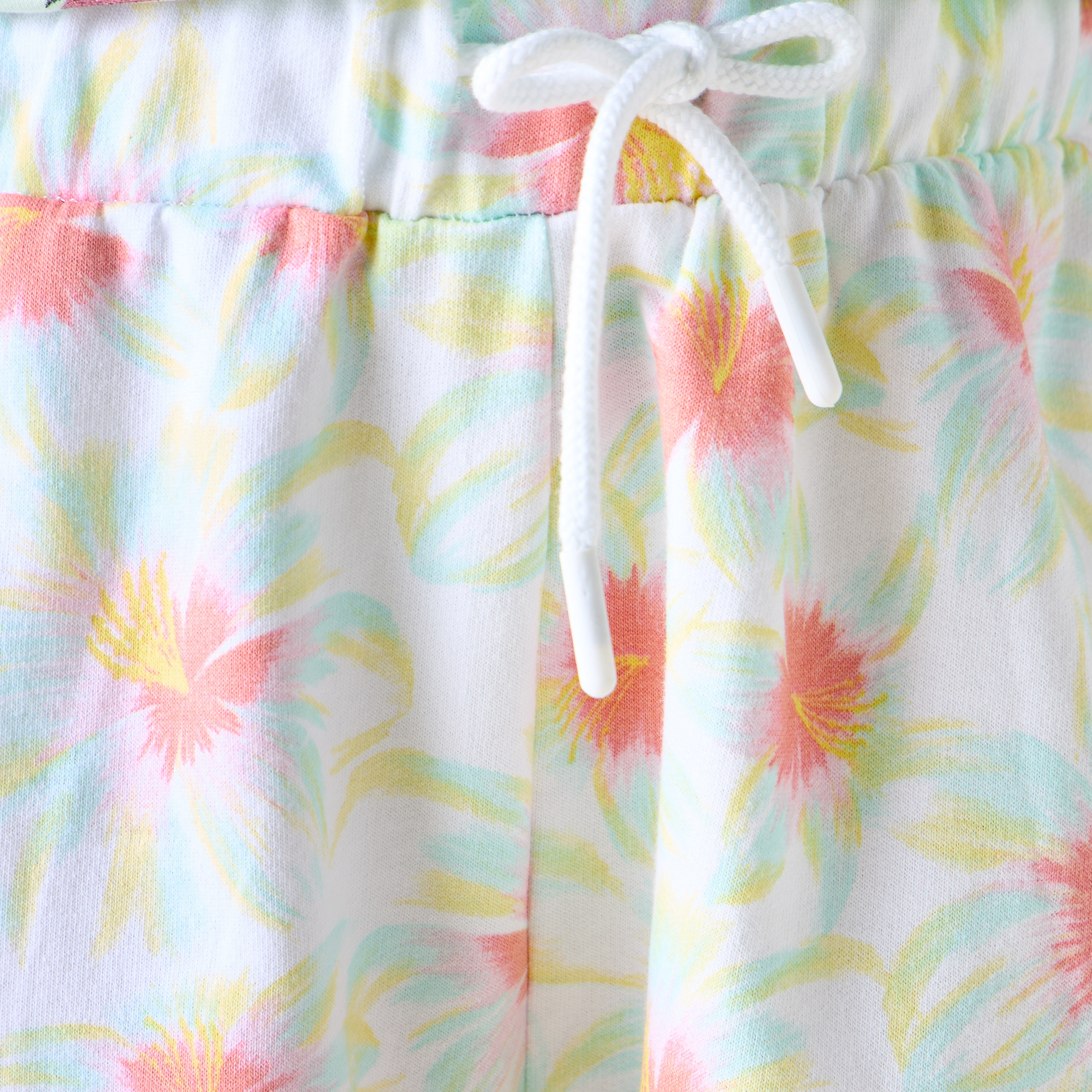 Juniors All-Over Floral Print Shorts with Drawstring Closure-girls-clothing-bottoms-shorts-image-4