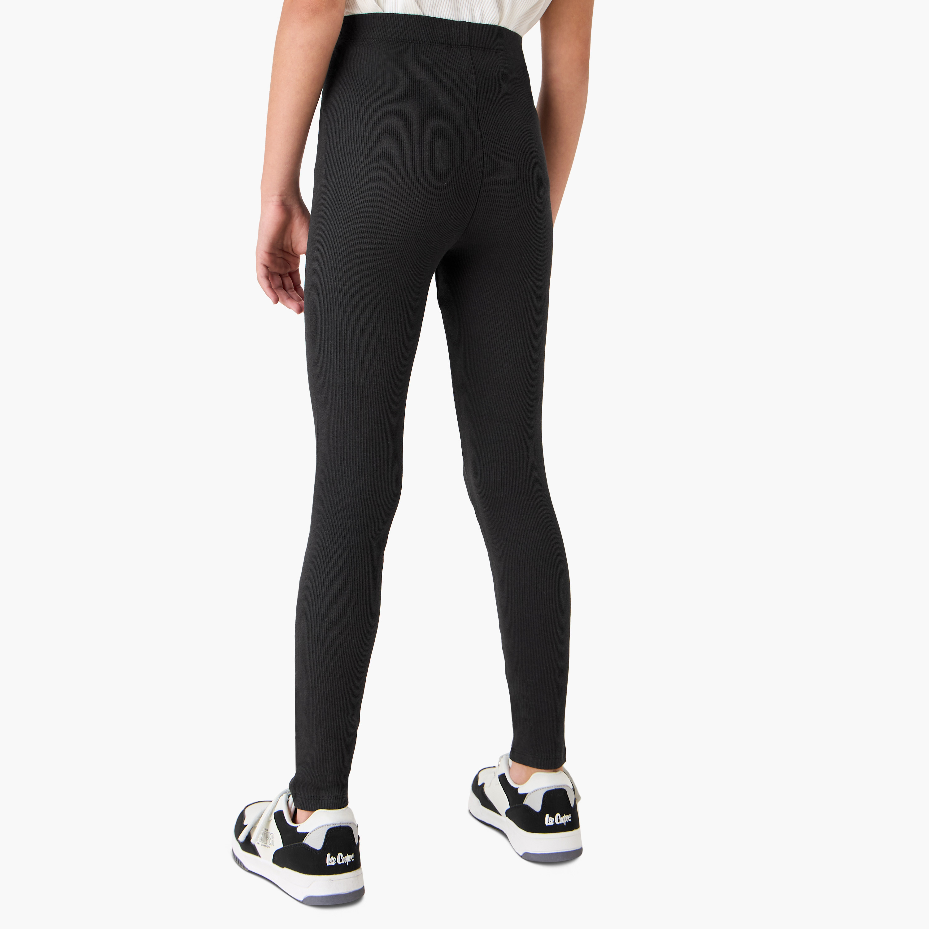بنطلون ليقنز مضلع من جونيورز-girls-clothing-bottoms-leggings-image-3