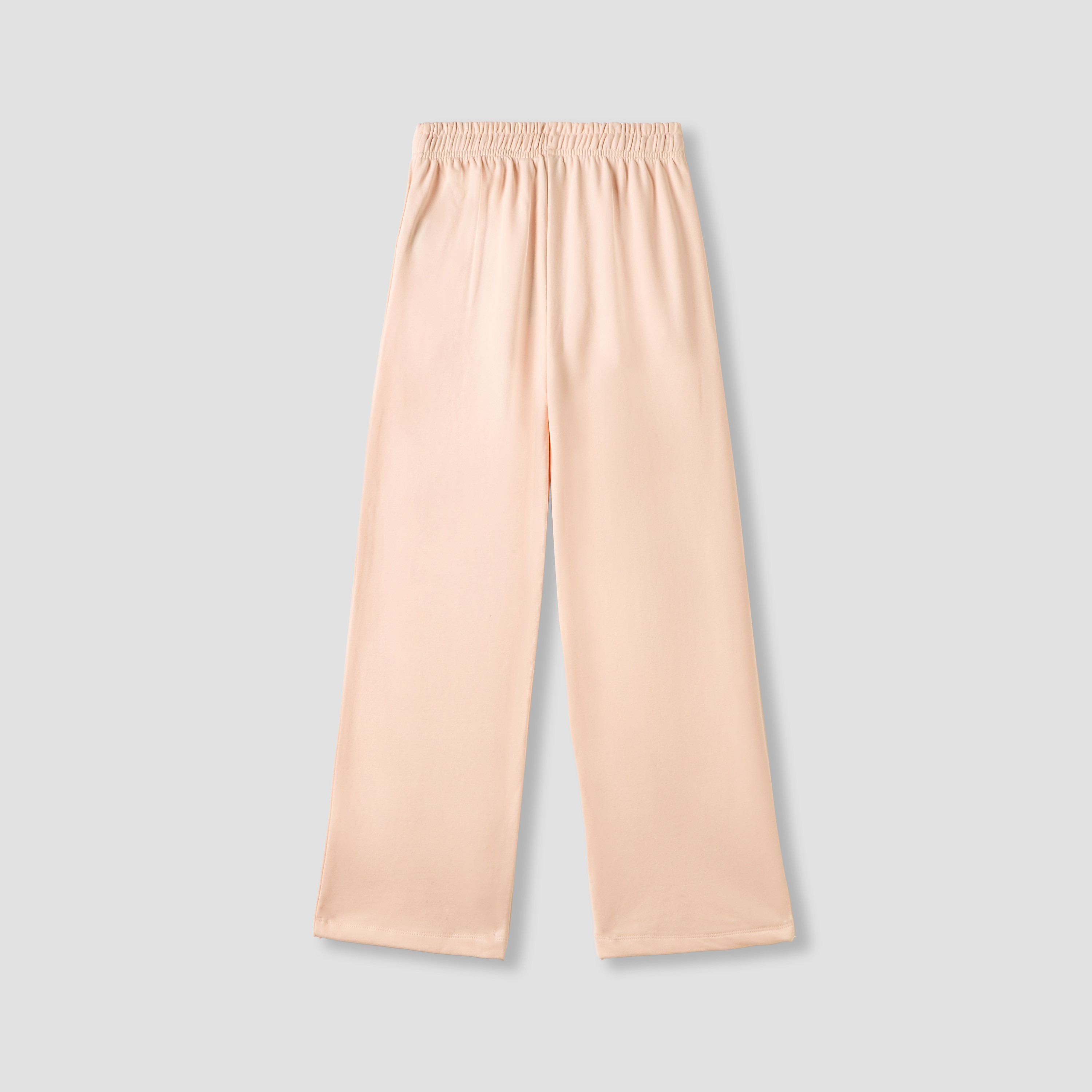 Juniors Solid Wide Leg Track Pants with Drawstring Closure-girls-clothing-bottoms-joggersandtrackpants-image-2