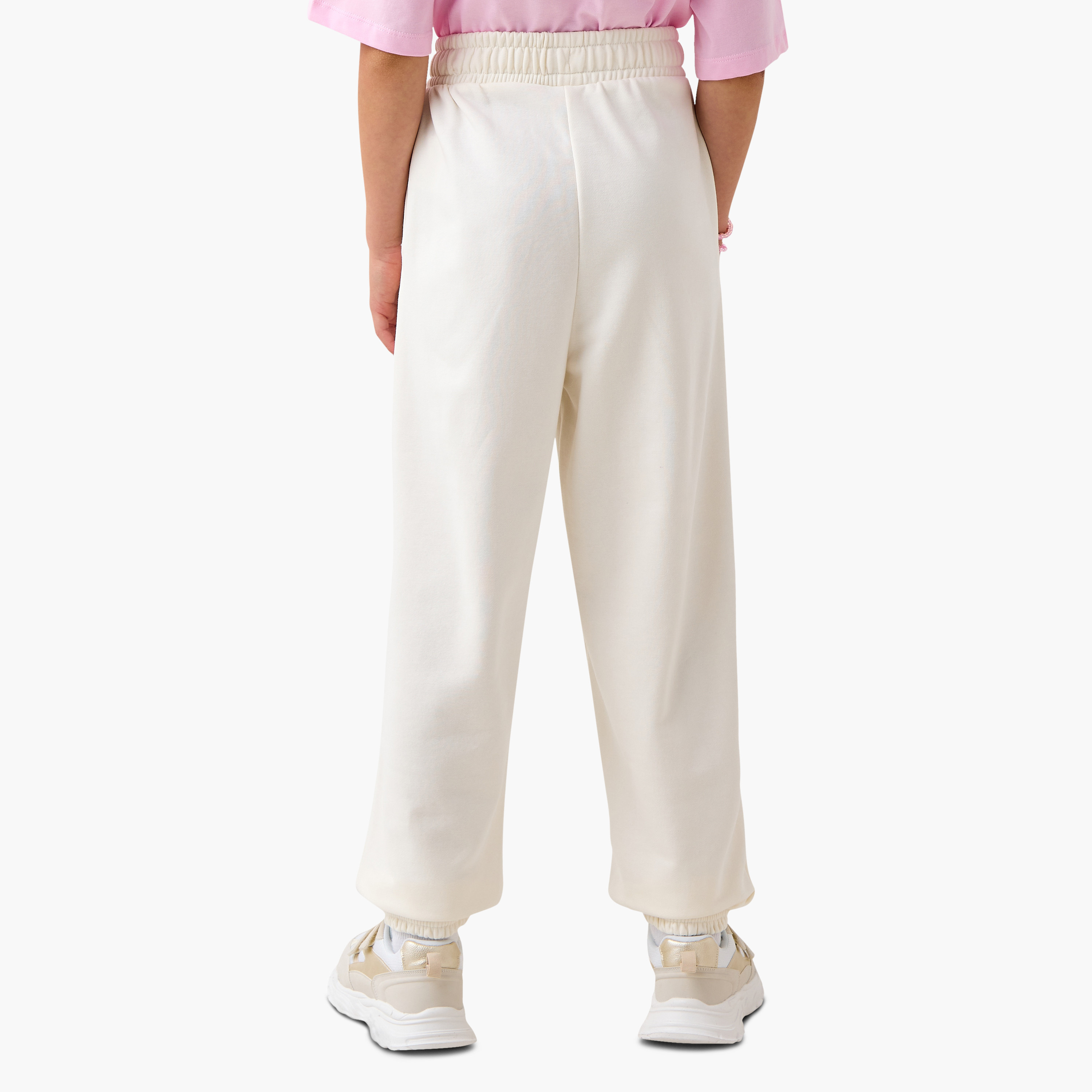 Juniors Solid Joggers with Pockets and Drawstring Closure-girls-clothing-bottoms-joggersandtrackpants-image-3