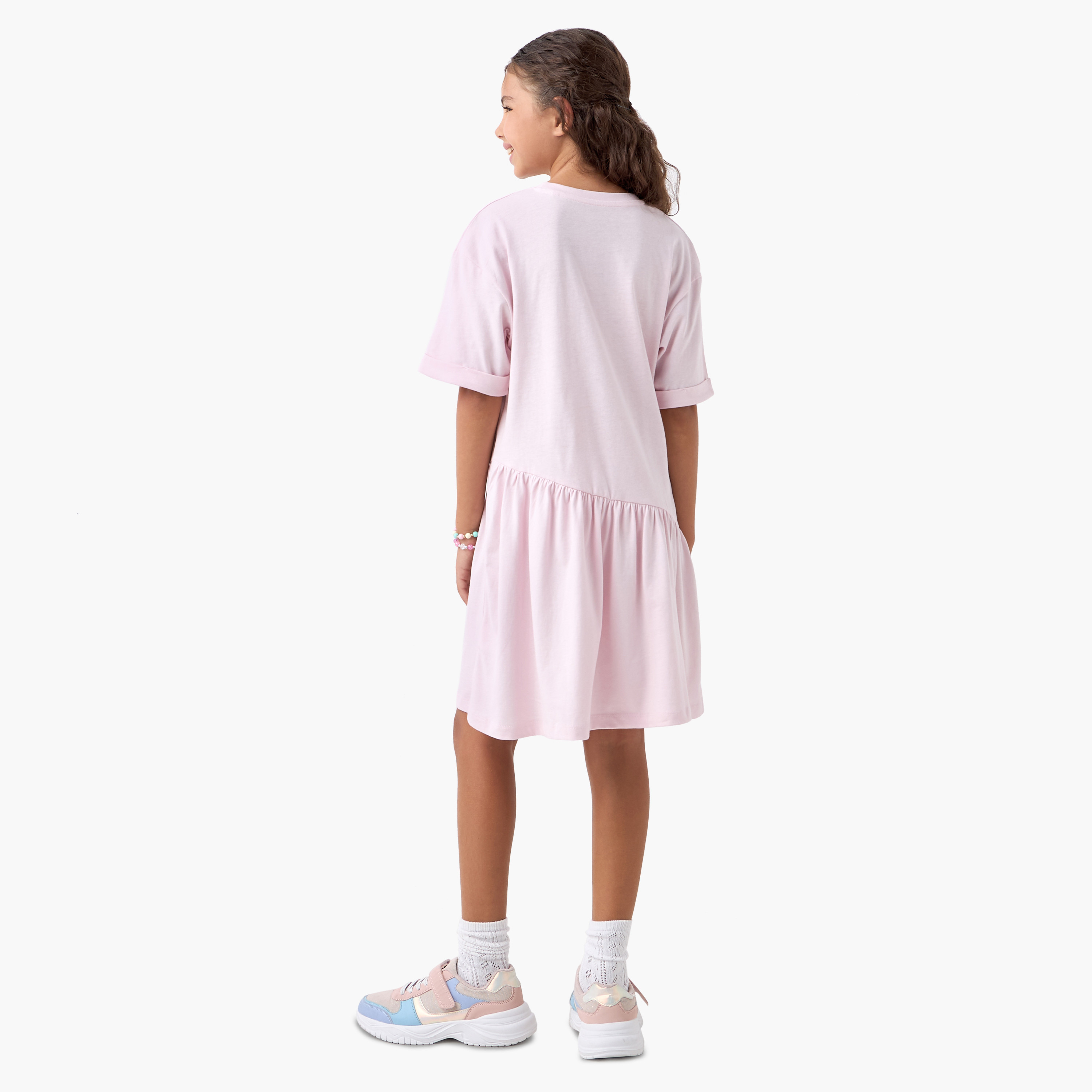 فستان بأكمام منسدلة وطبعات زهرية من جونيورز-girls-clothing-dressesandjumpsuits-image-3