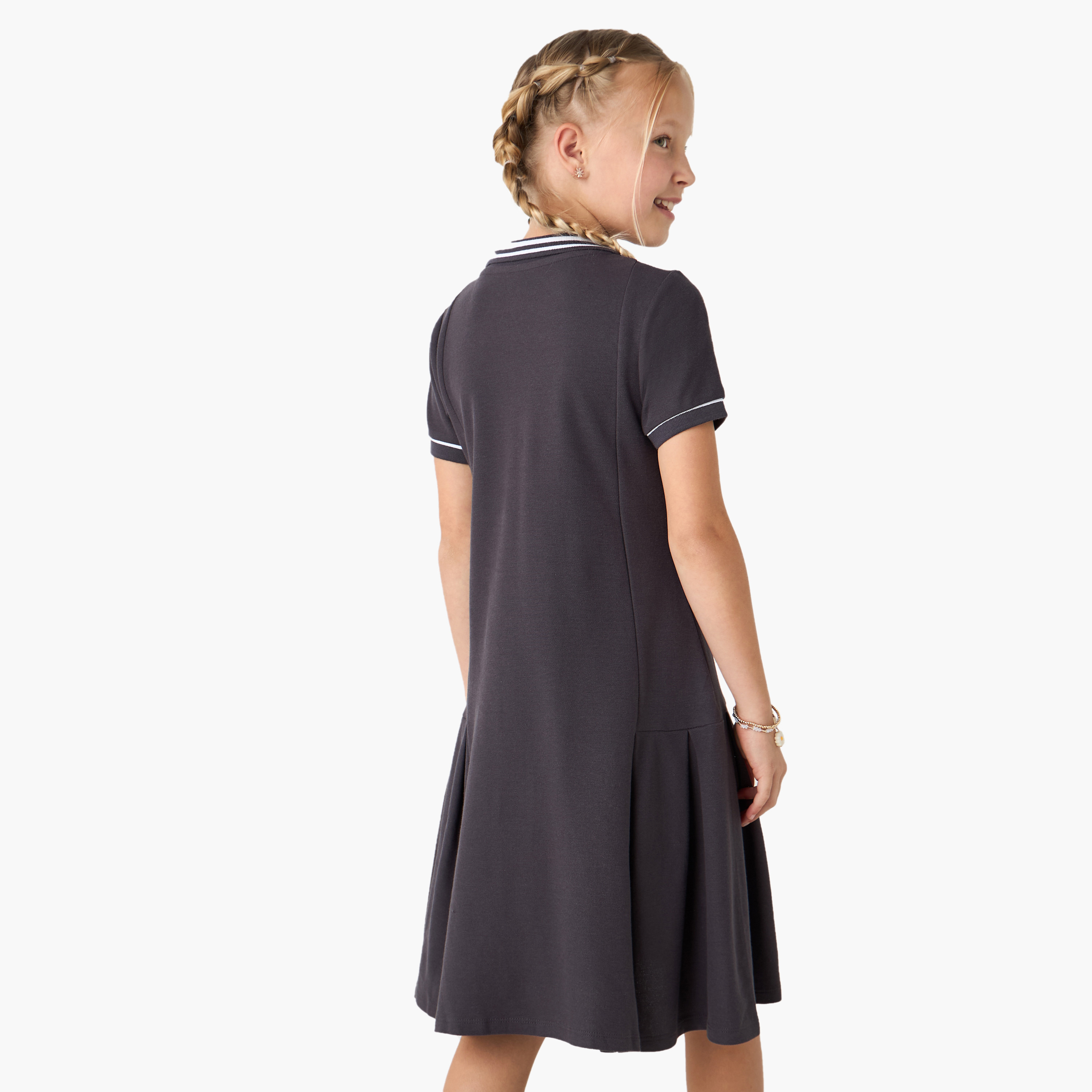 Juniors Love Embroidered Polo Dress with Short Sleeves-girls-clothing-dressesandjumpsuits-image-3