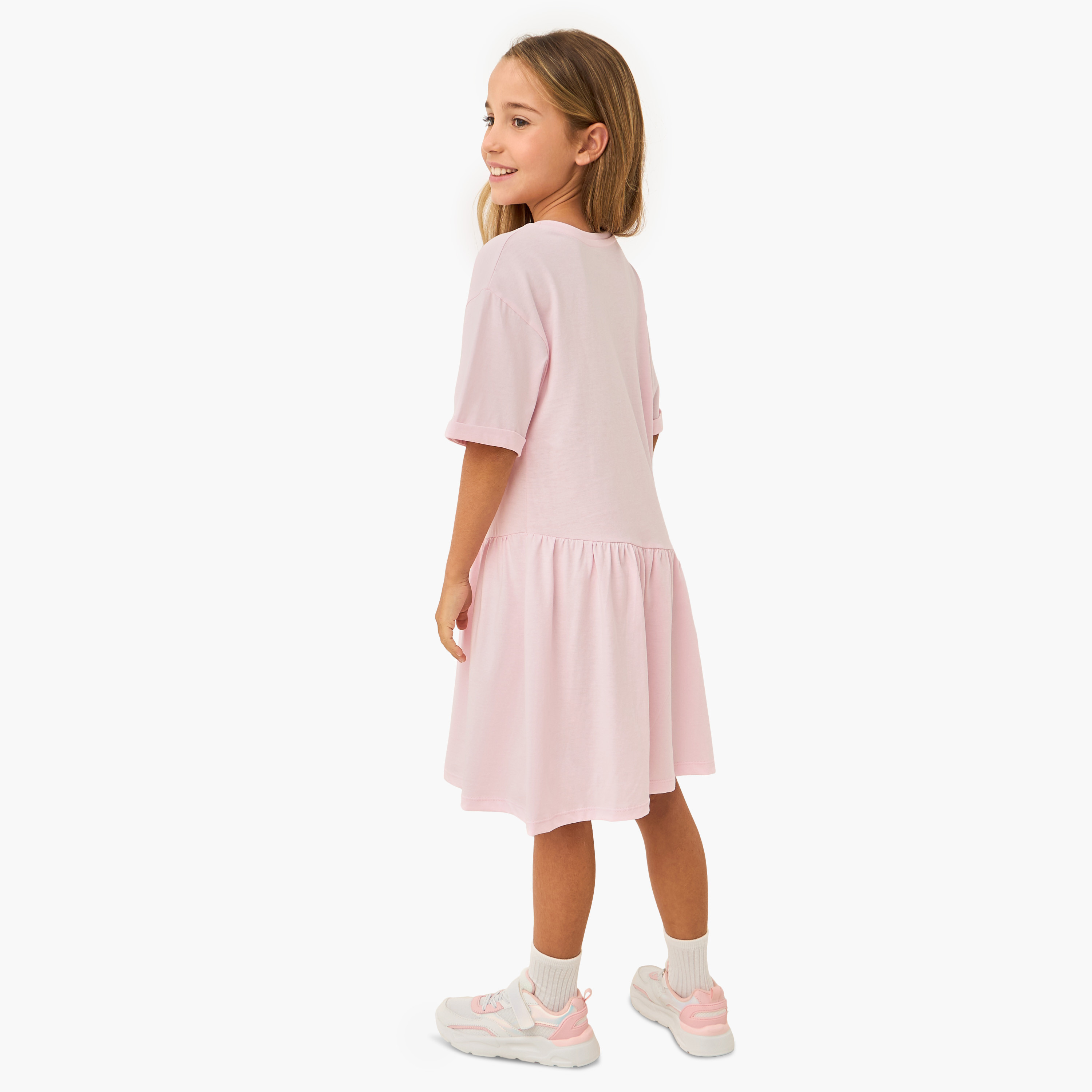 فستان بأكمام منسدلة وطبعات زهرية من جونيورز-girls-clothing-dressesandjumpsuits-image-3