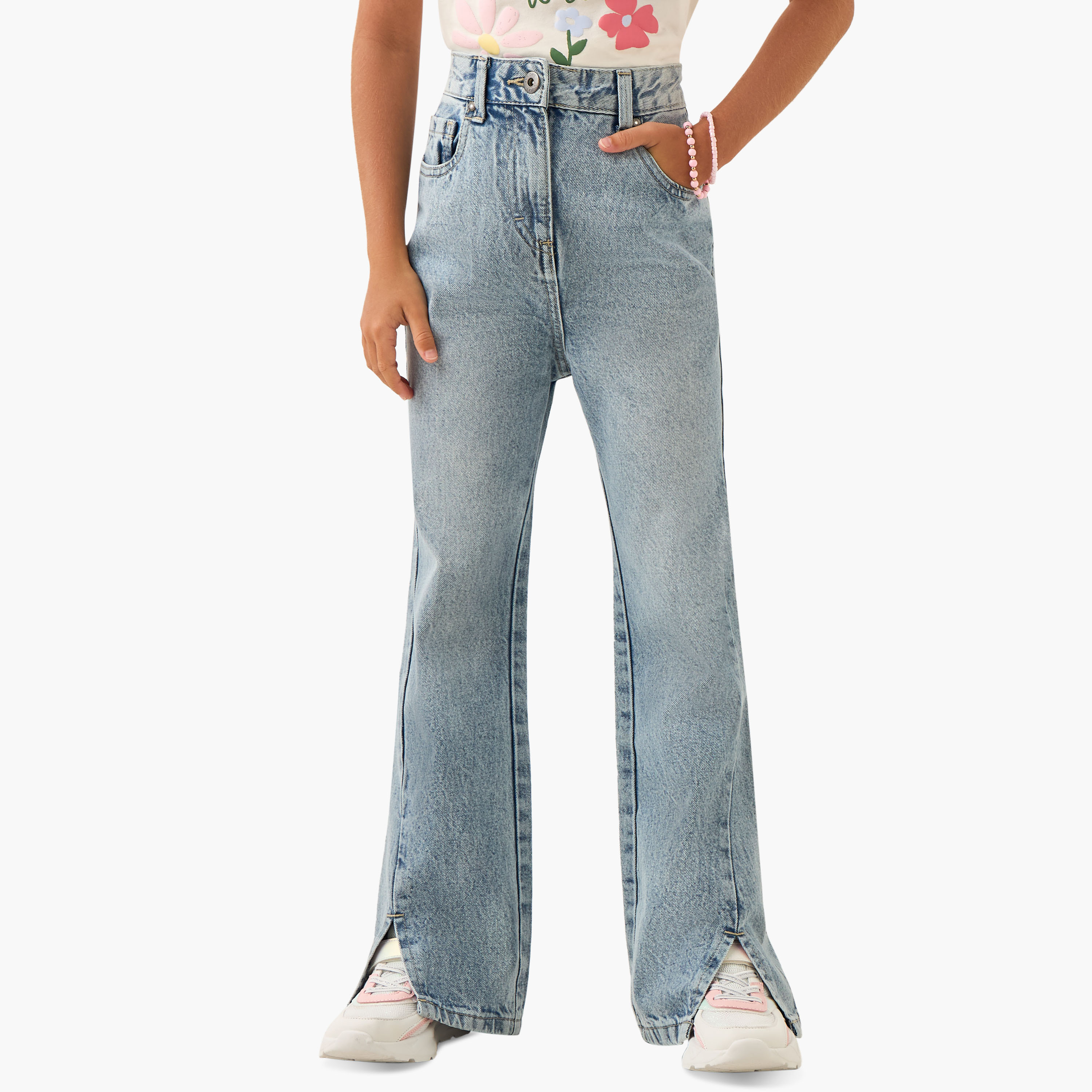 Juniors Girls Regular Fit Jeans-girls-clothing-bottoms-jeansandjeggings-image-1