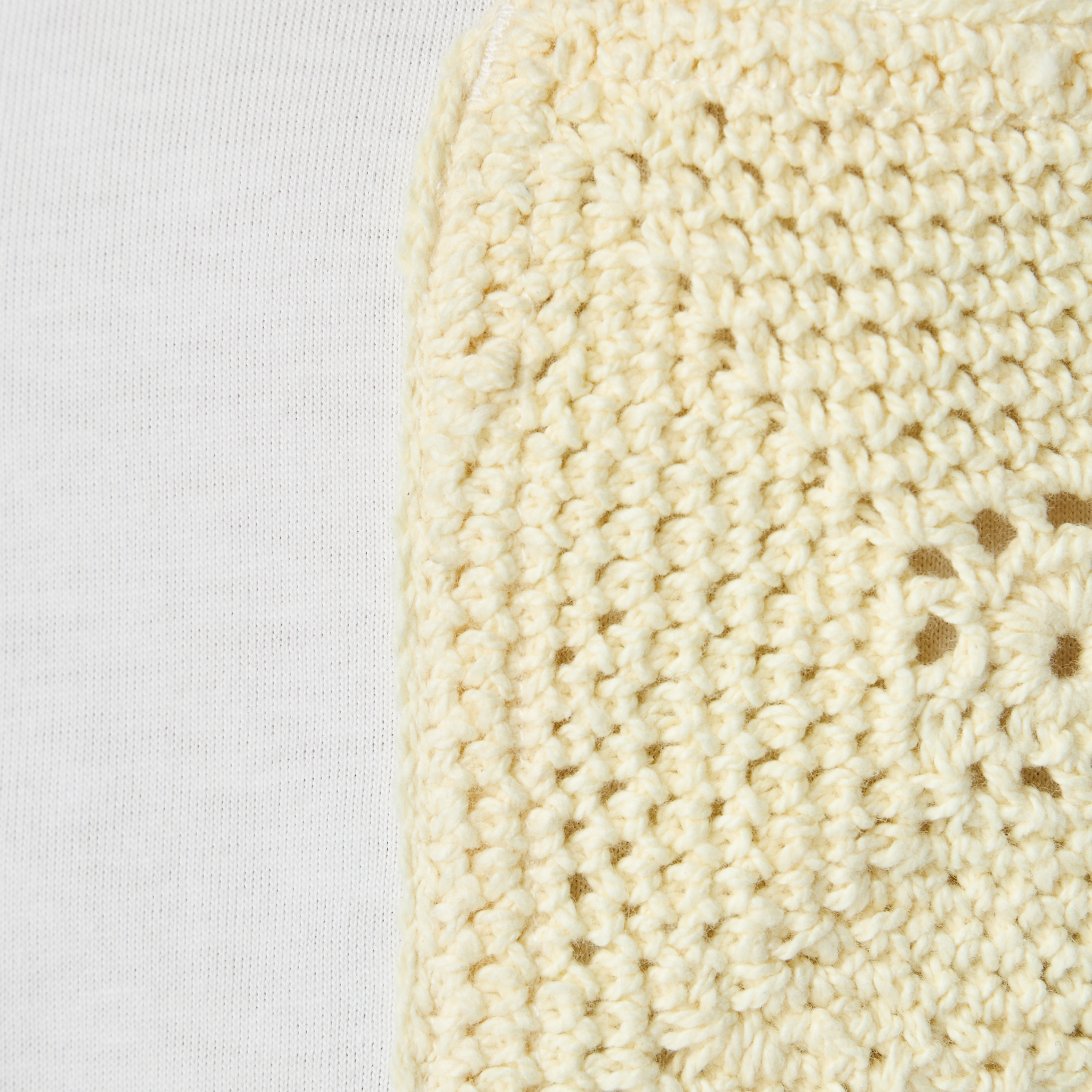 Juniors Crochet Detail T-shirt with Short Sleeves-girls-clothing-tshirts-image-5