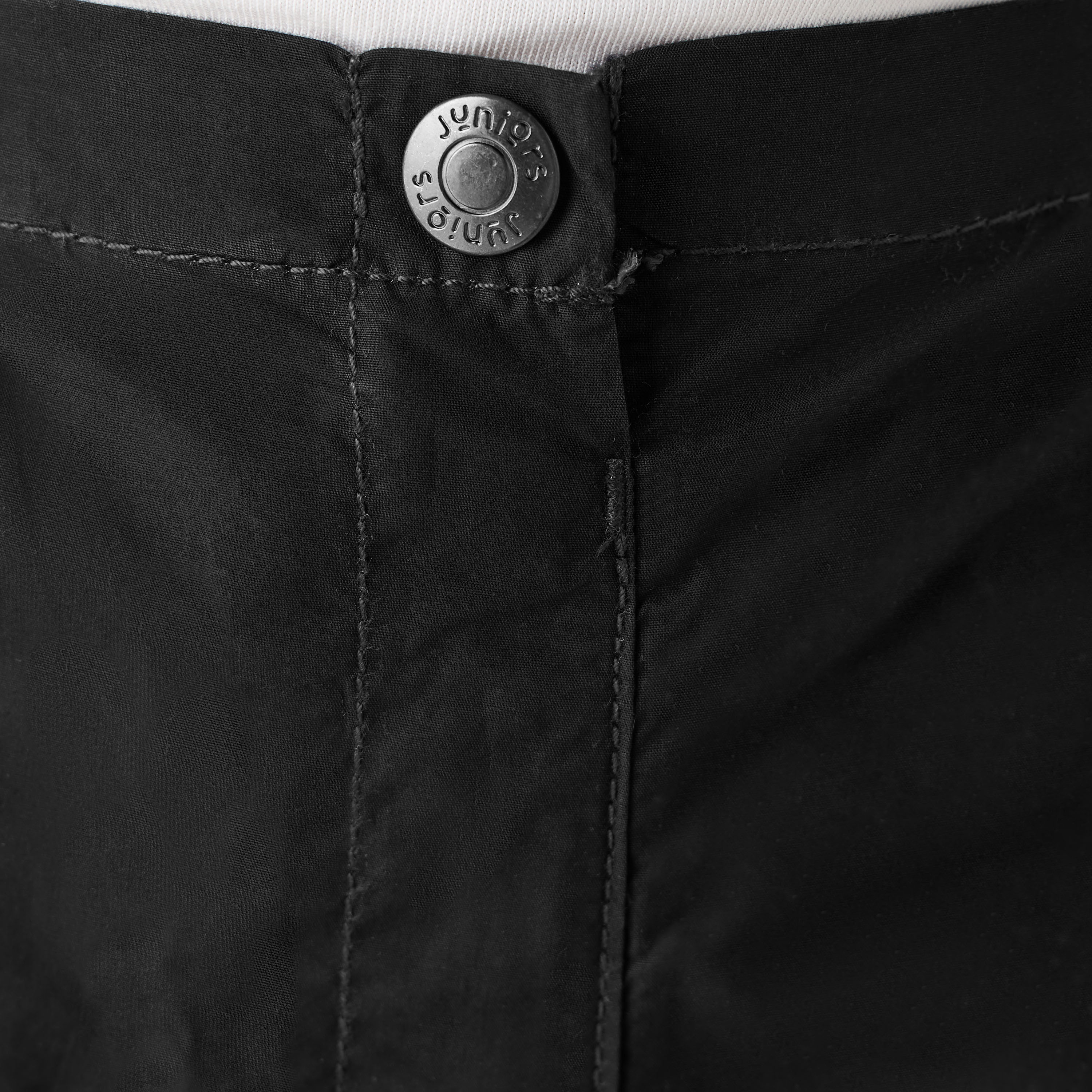 بنطلون كارجو سادة بجيوب وزر إغلاق من جونيورز-girls-clothing-bottoms-trousers-image-5
