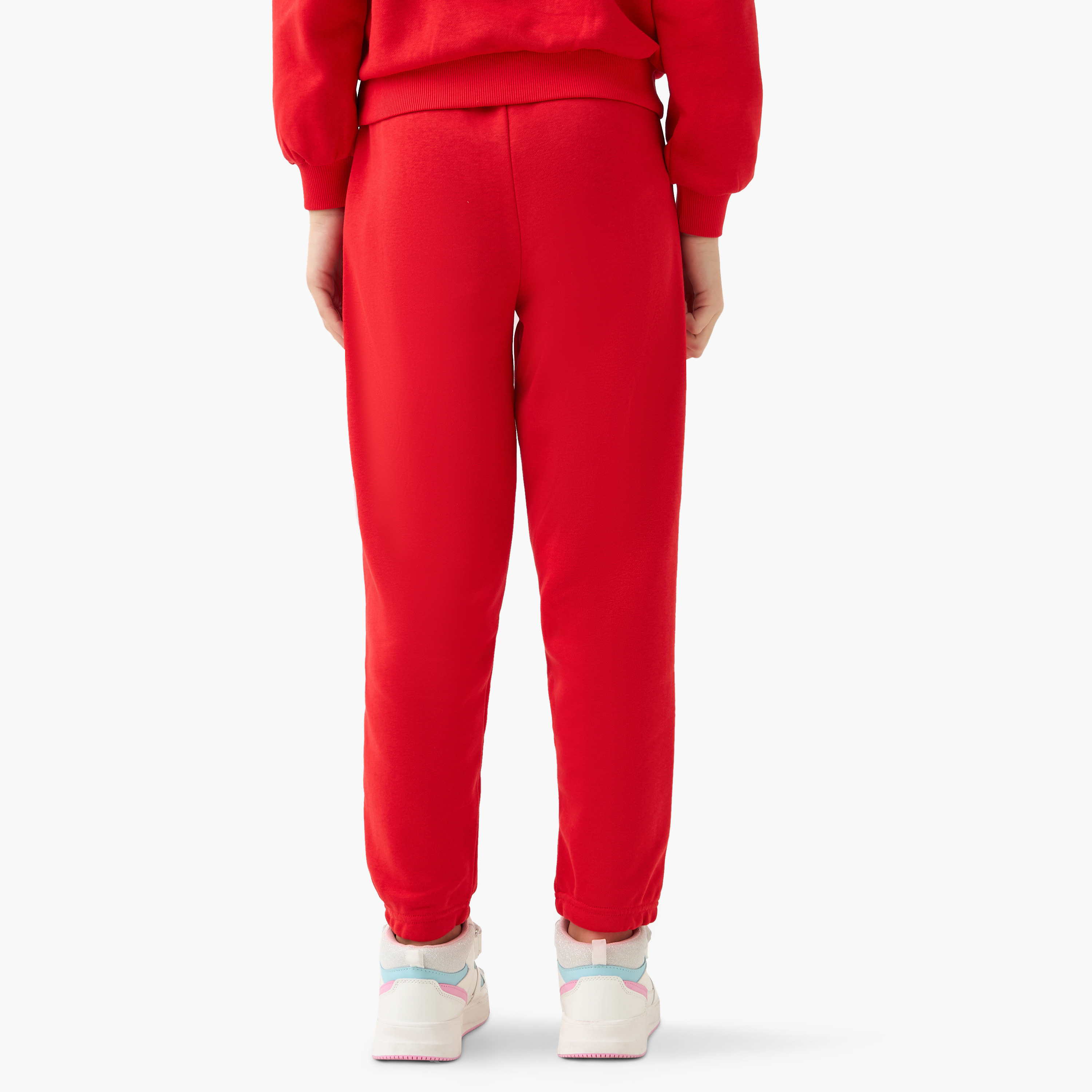 Juniors Solid Joggers with Drawstring Closure and Pockets-girls-clothing-bottoms-joggersandtrackpants-image-3