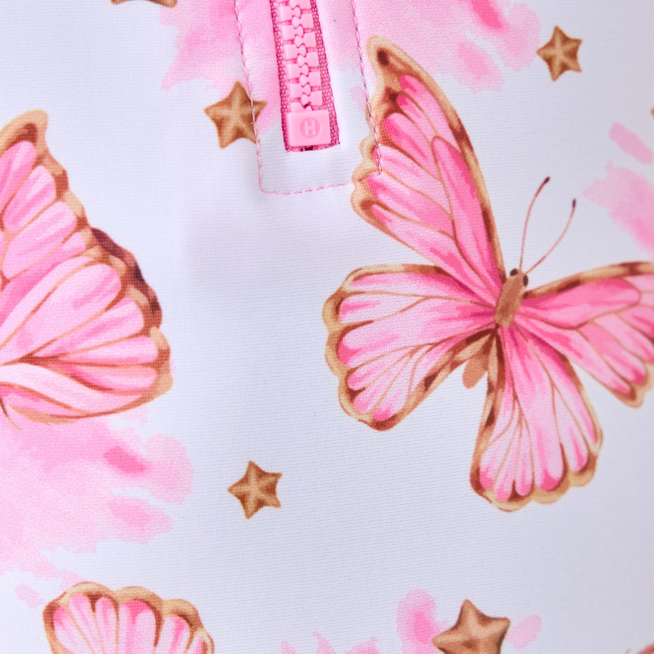 طقم فستان سباحة وشورت بطبعات فراشة من جونيورز-girls-clothing-sportswear-swimwear-image-1