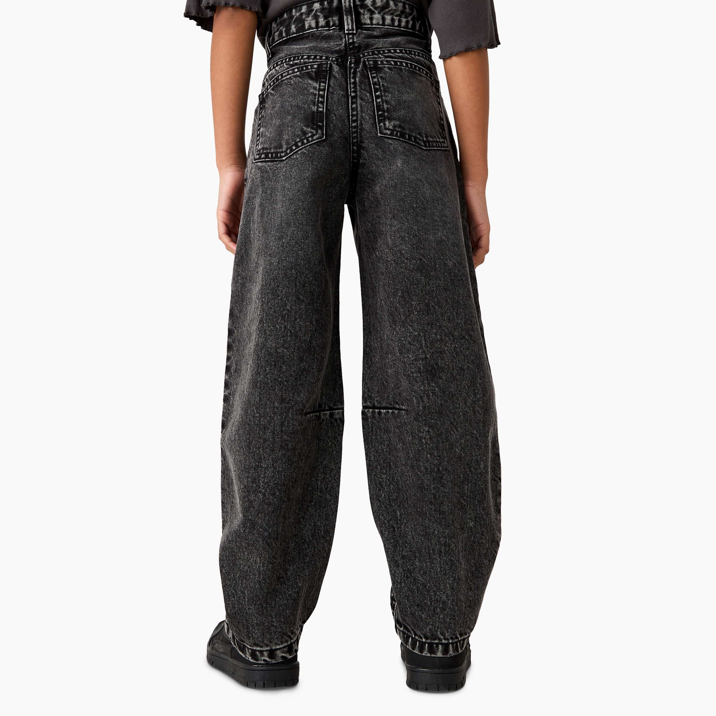 بنطلون جينز بزر إغلاق للبنات من جونيورز-girls-clothing-bottoms-jeansandjeggings-image-3
