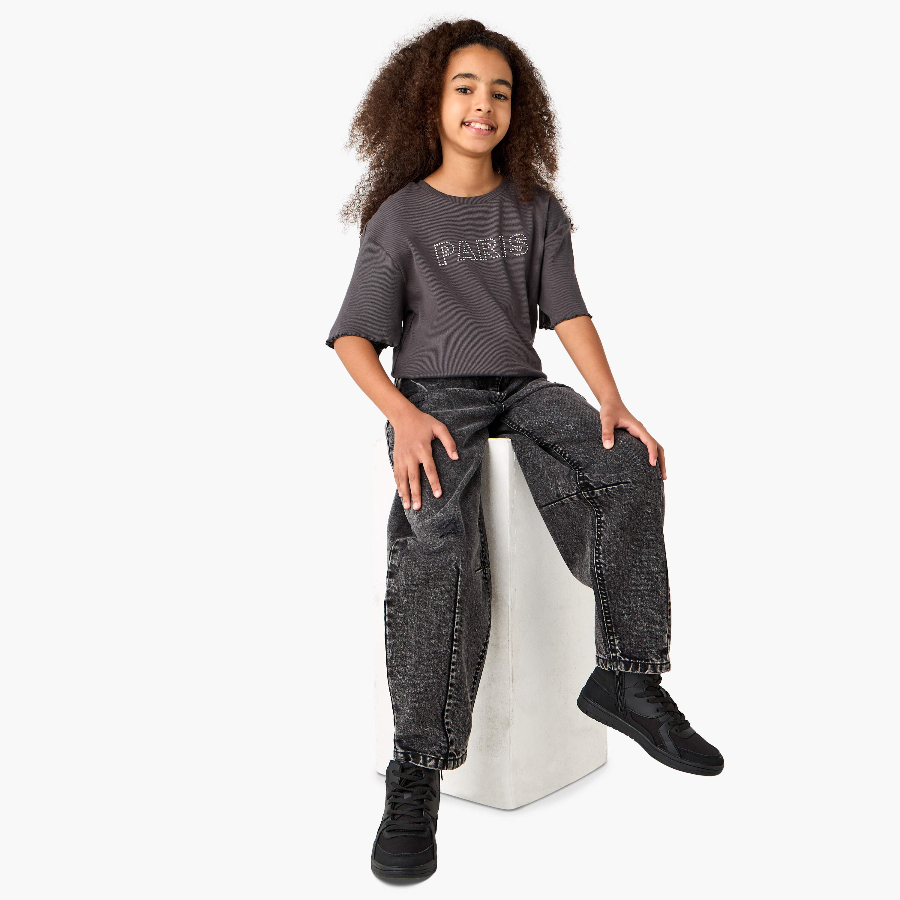 بنطلون جينز بزر إغلاق للبنات من جونيورز-girls-clothing-bottoms-jeansandjeggings-image-6