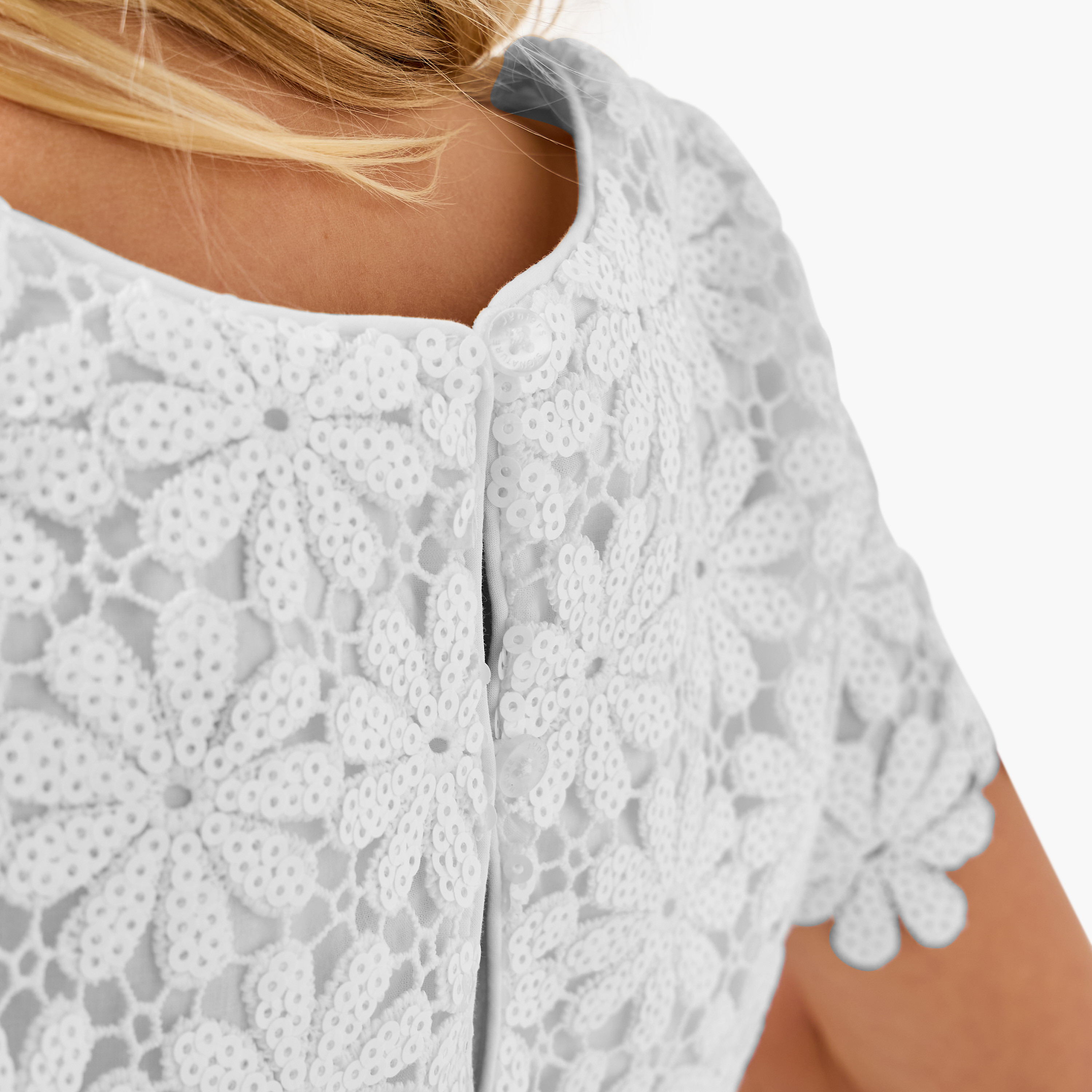 بلوزة مزينة بأكمام قصيرة من جونيورز-girls-clothing-blousesandshirts-image-1