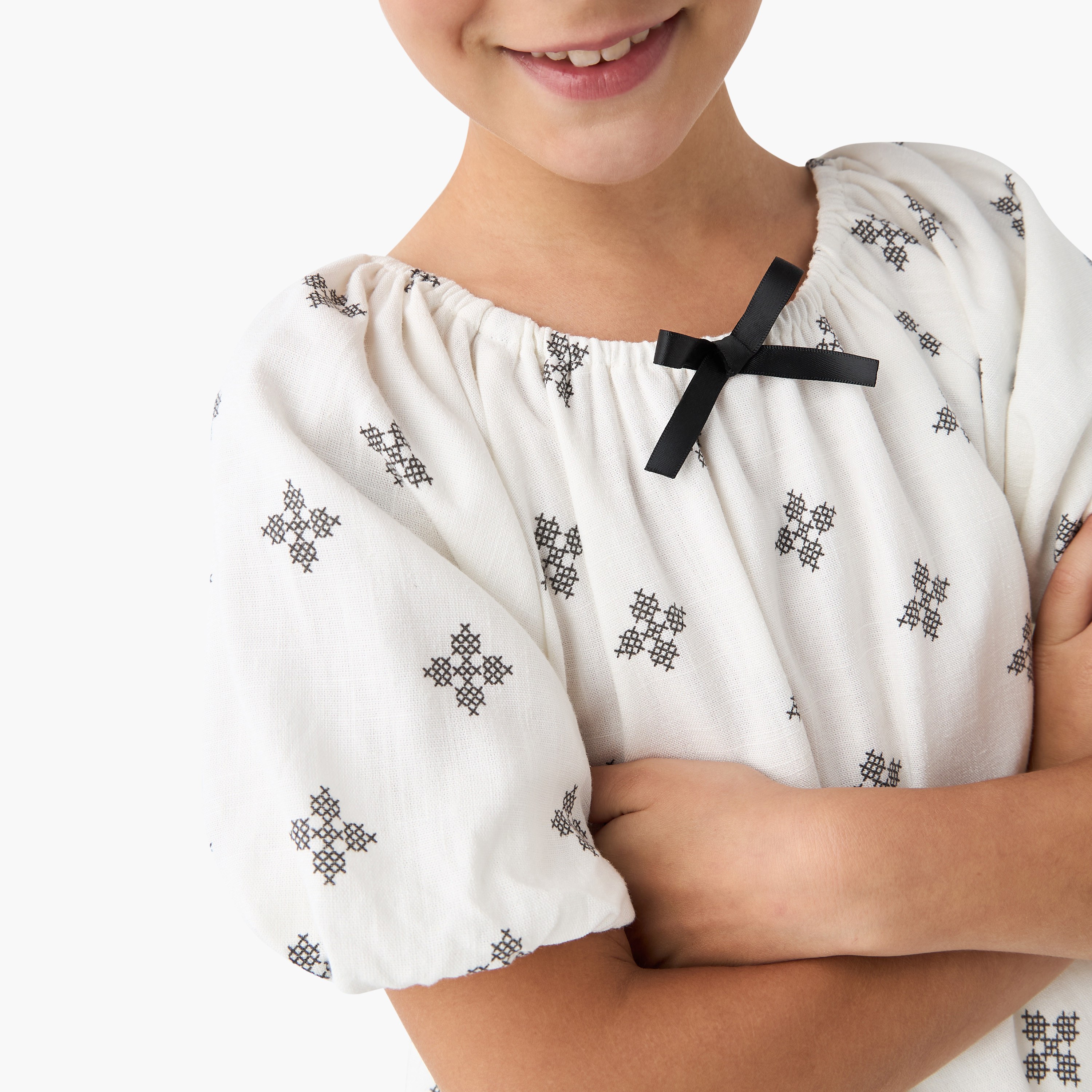 Eligo All-Over Print Top with Balloon Sleeves-girls-clothing-blousesandshirts-image-4