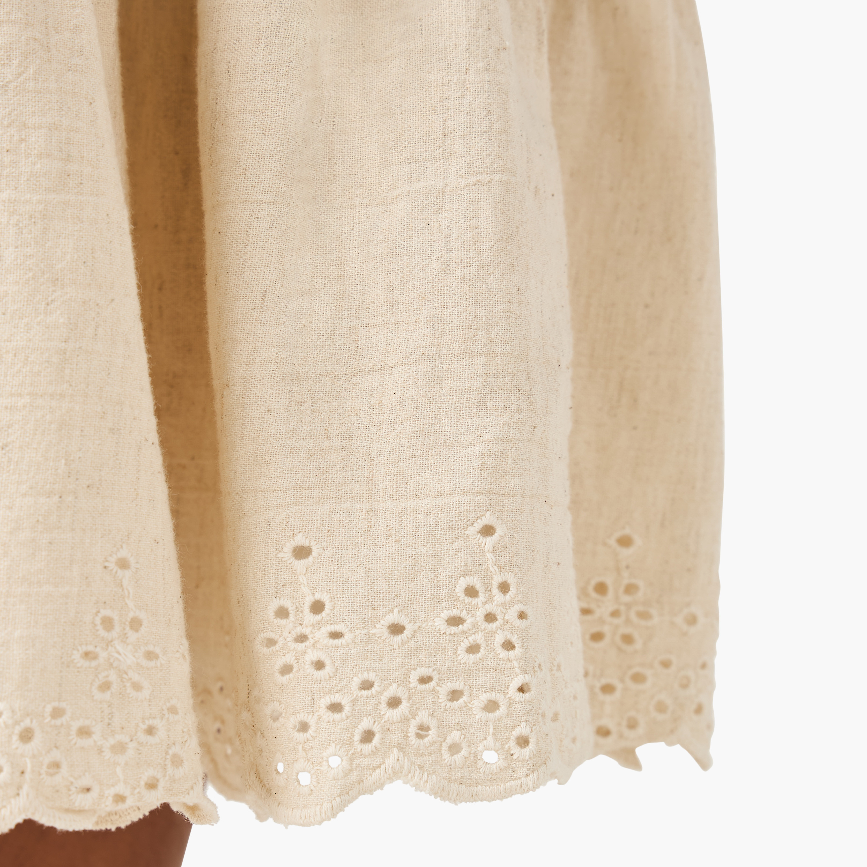 Eligo Schiffli Textured Tiered Skirt with Elasticated Waistband-girls-clothing-bottoms-skirts-image-5