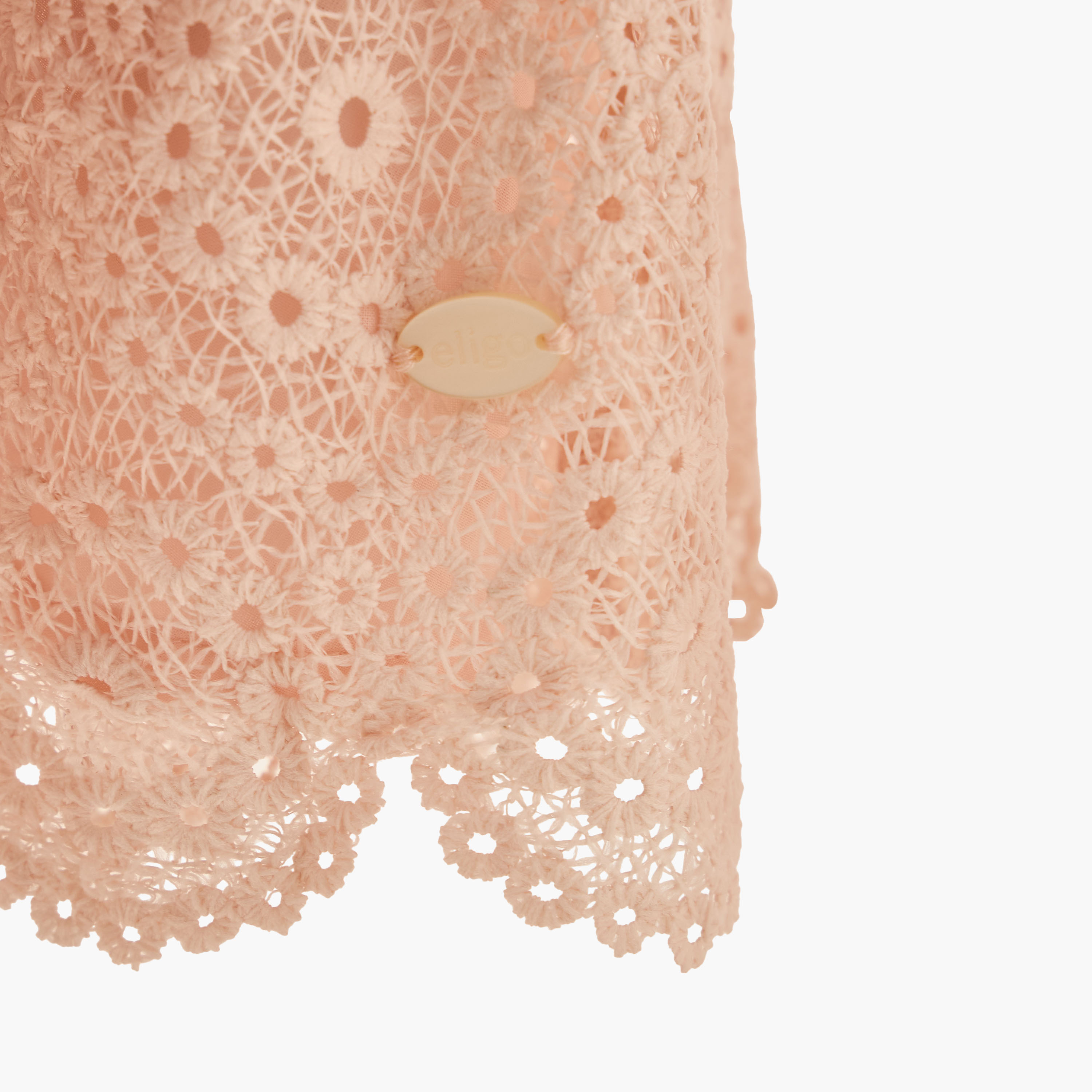 Eligo Lace Detail Tiered A-line Skirt with Elasticated Waistband-girls-clothing-bottoms-skirts-image-5