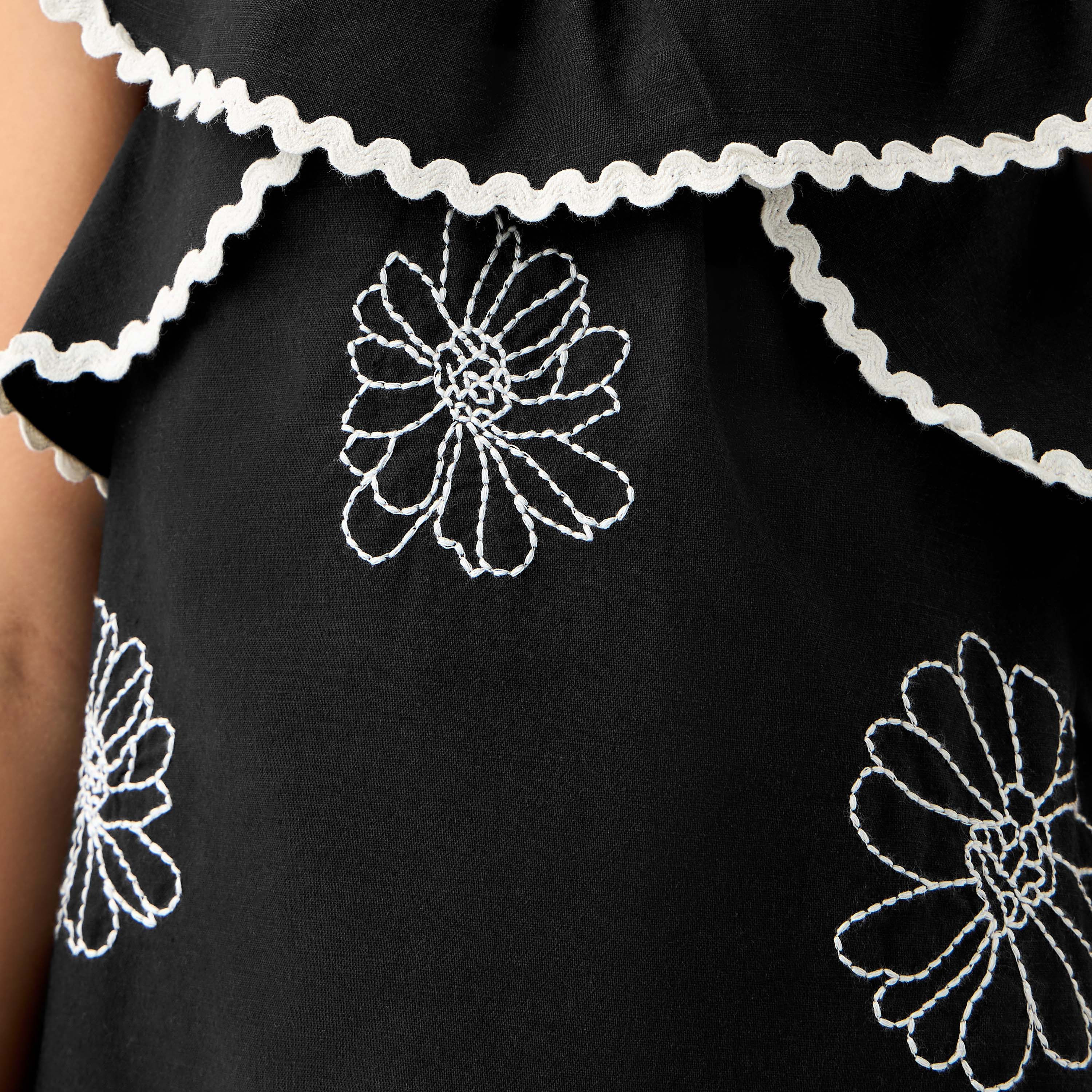 Eligo Floral Embroidered Sleeveless Dress with Ruffles-girls-clothing-dressesandjumpsuits-image-5