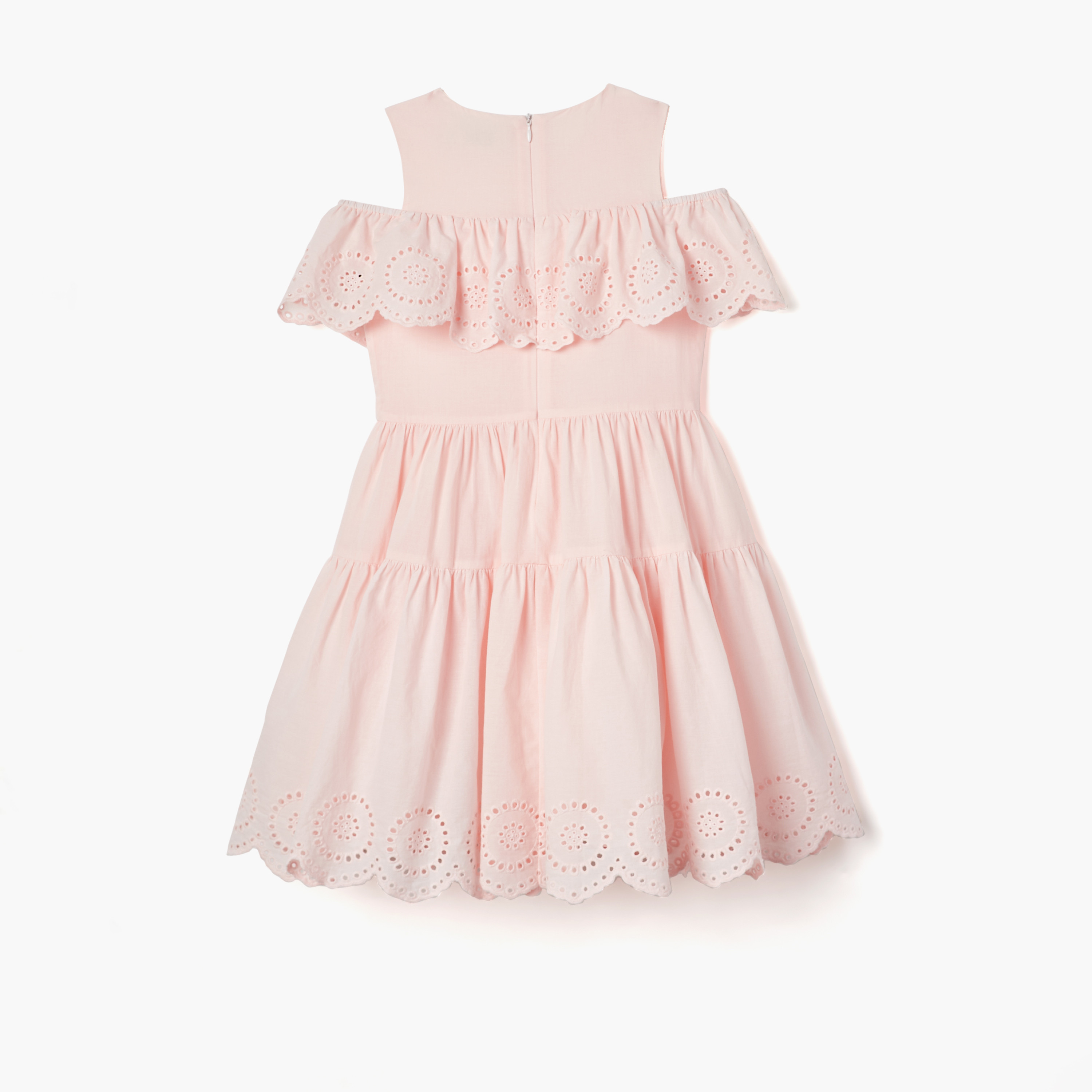 Eligo Schiffli Detail Off Shoulder Prom Dress-girls-clothing-dressesandjumpsuits-image-2